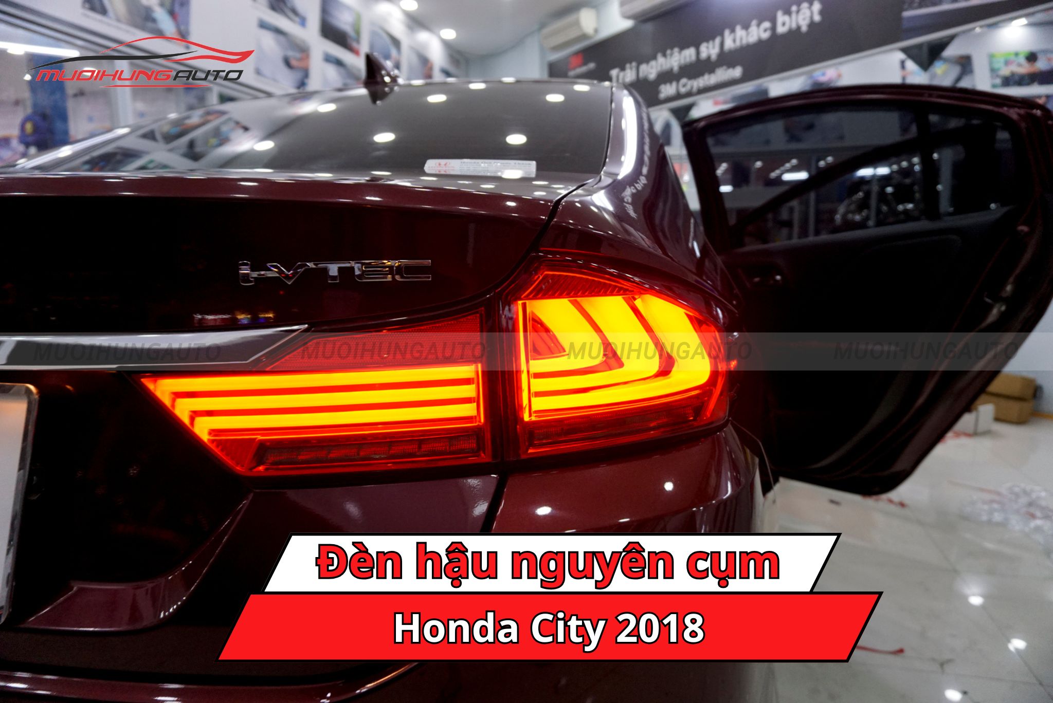 Đèn hậu nguyên cụm ô tô Honda City 2018
