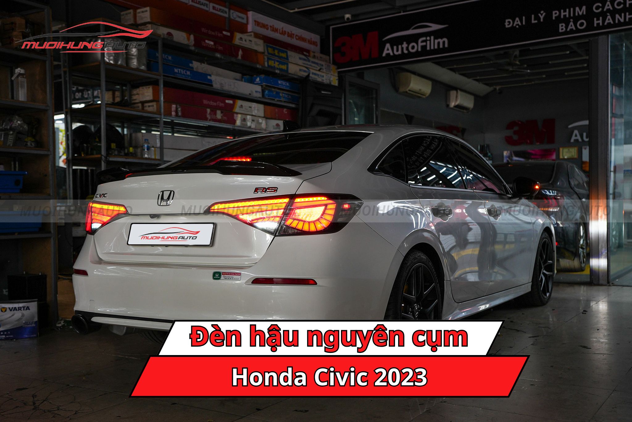 Đèn hậu nguyên cụm ô tô Honda Civic 2023