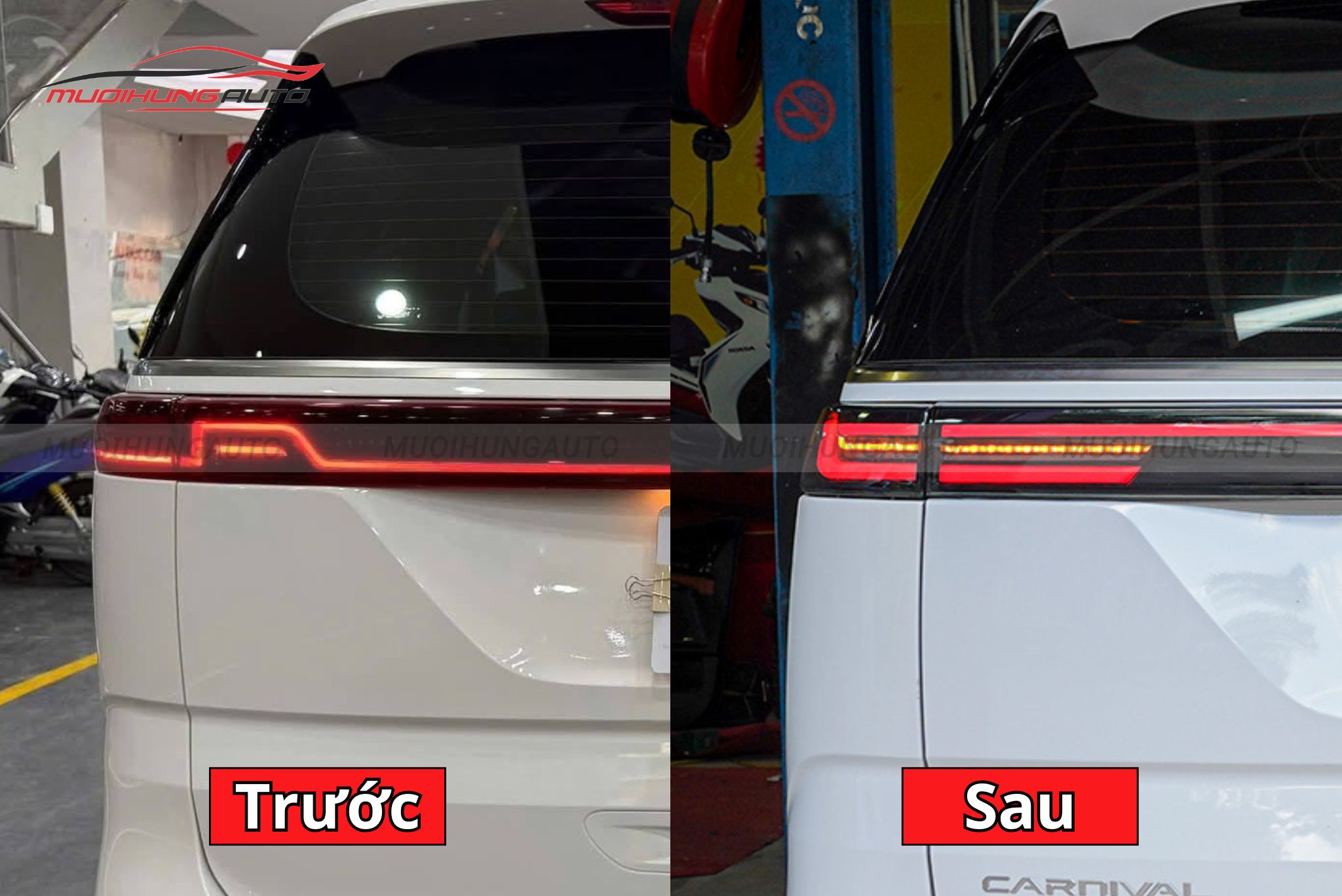Đèn hậu nguyên cụm ô tô Kia Carnival