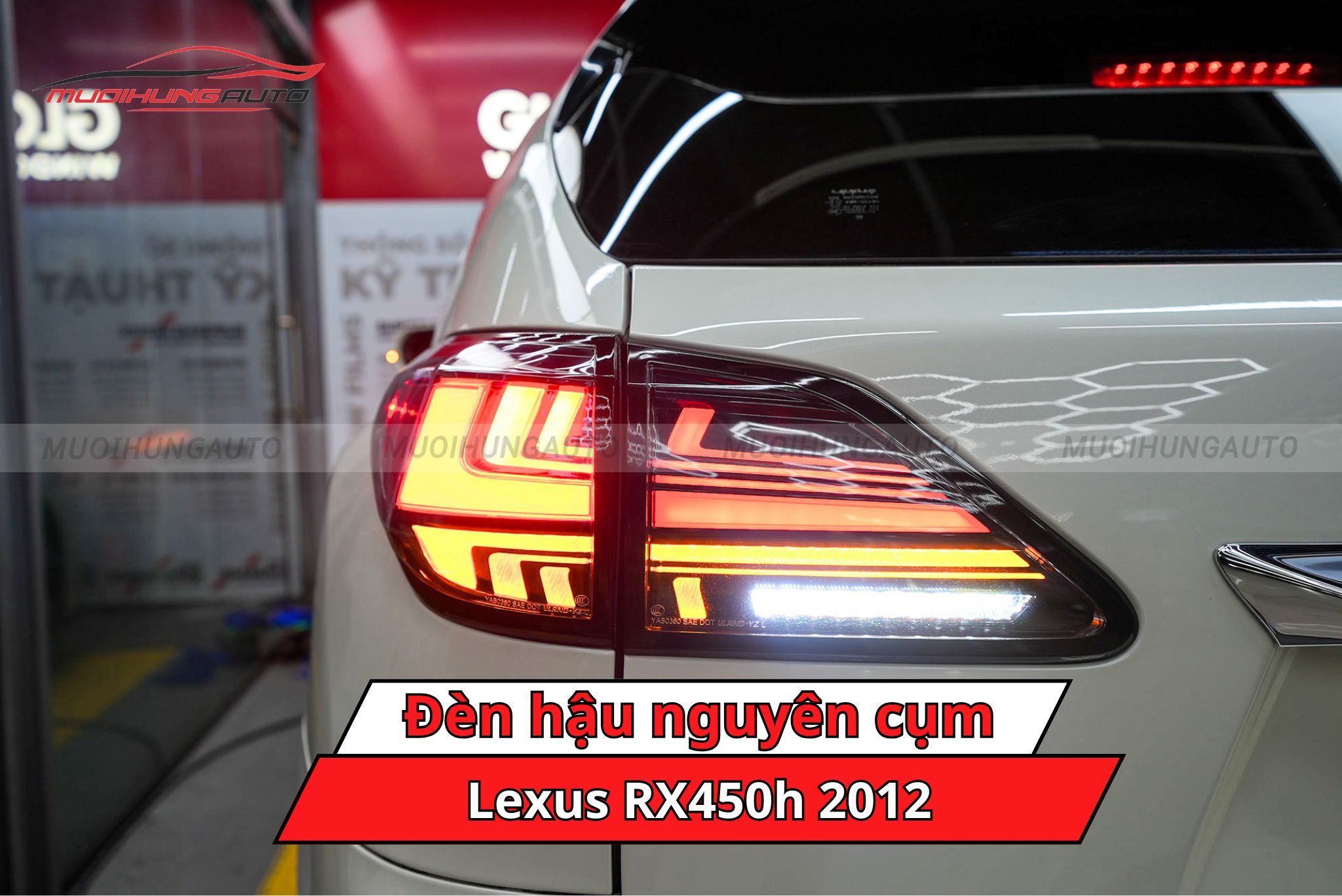 Đèn hậu nguyên cụm ô tô Lexus RX450h 2012