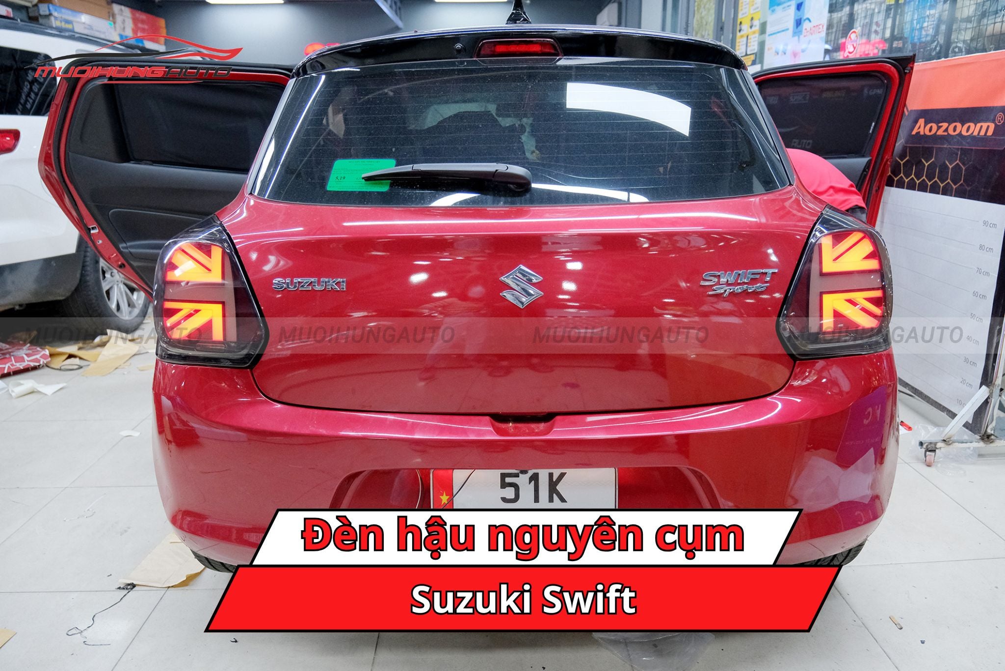 Đèn hậu nguyên cụm Suzuki Swift