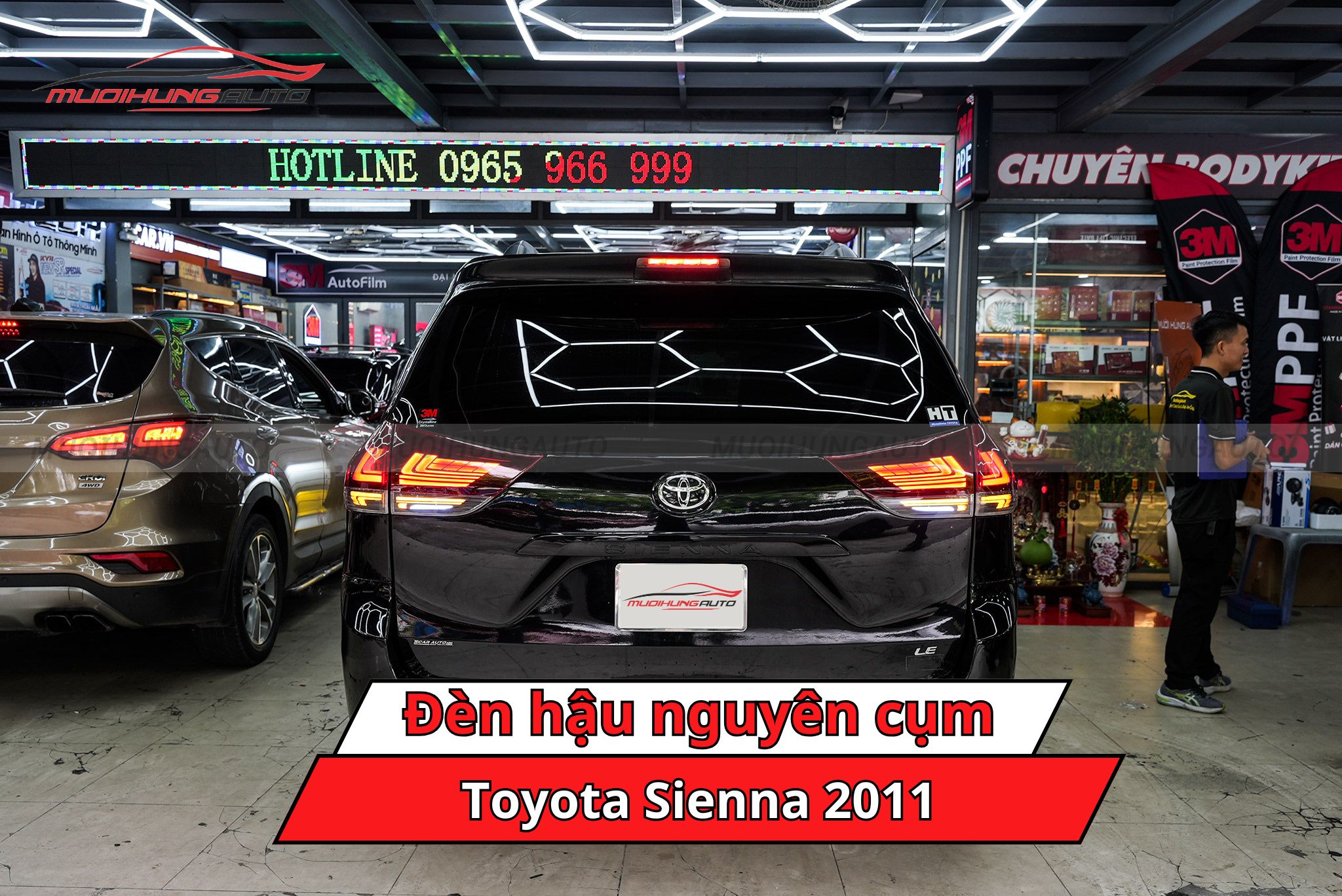 Đèn hậu nguyên cụm Toyota Sienna 2011