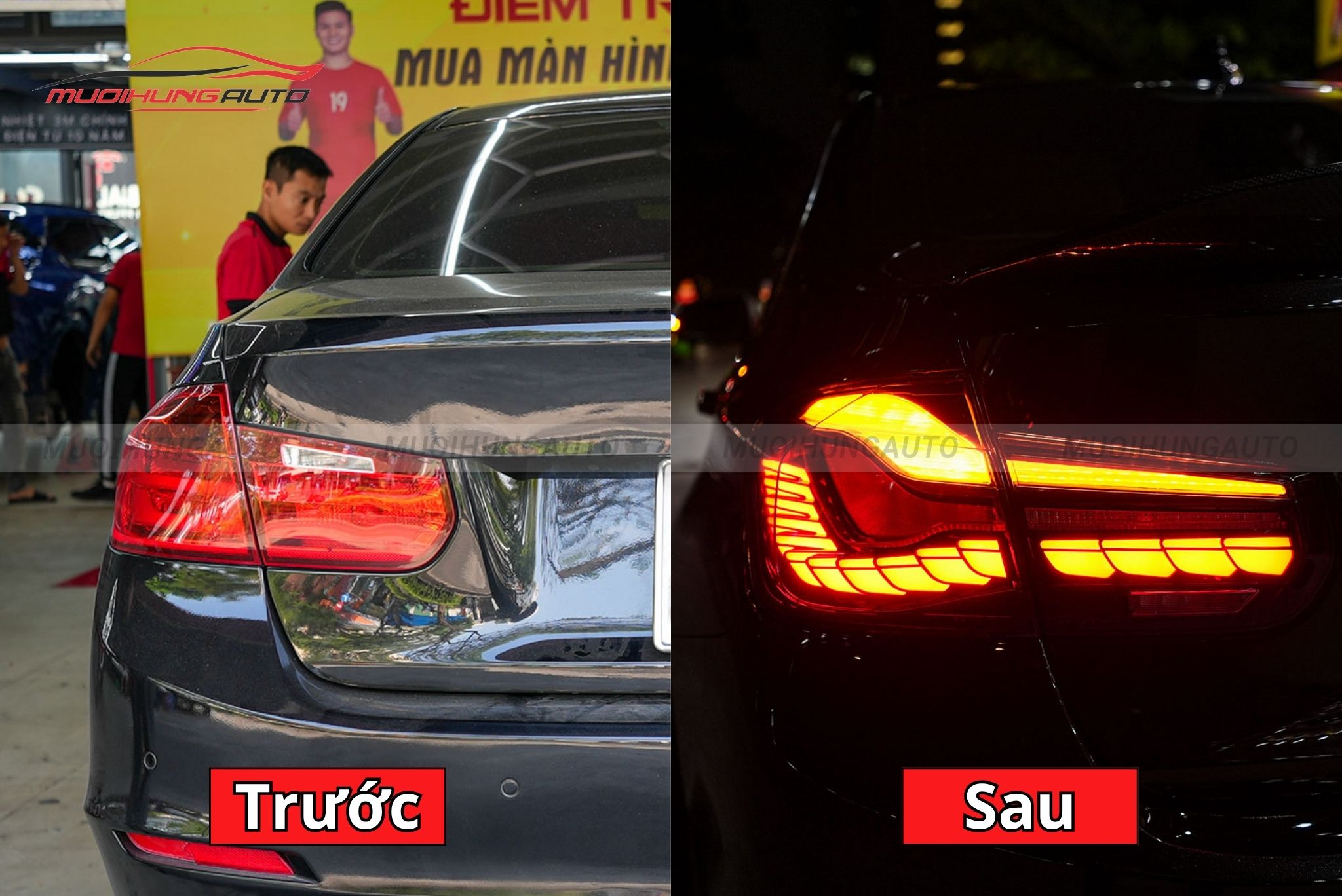 Đèn hậu nguyên cụm xe BMW 320i 2015