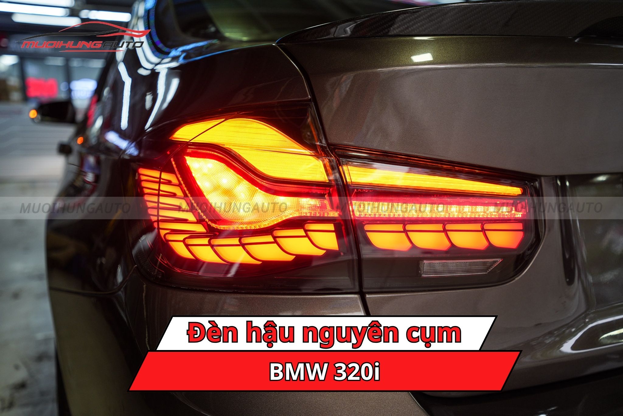 Đèn hậu nguyên cụm xe BMW 320i