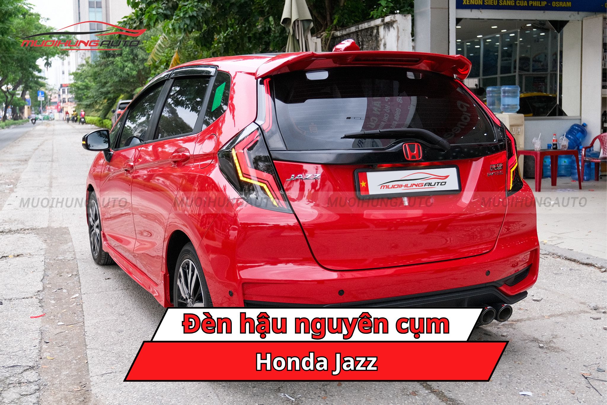 Đèn hậu nguyên cụm xe Honda Jazz