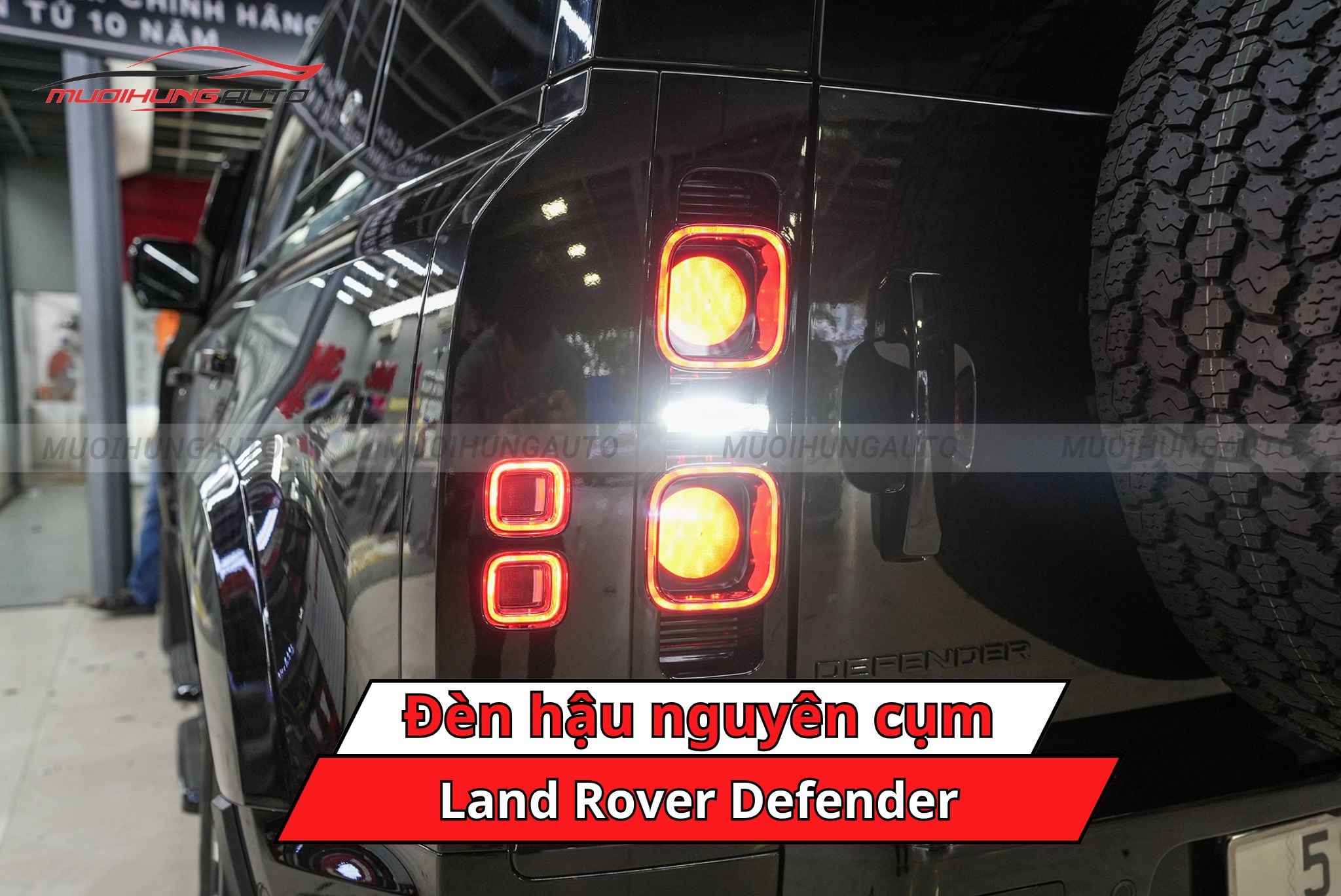 Đèn hậu nguyên cụm xe Land Rover Defender
