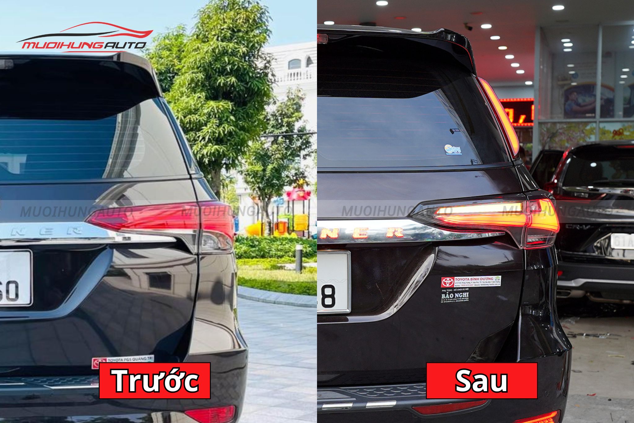 Đèn hậu nguyên cụm xe Toyota Fortuner 2021