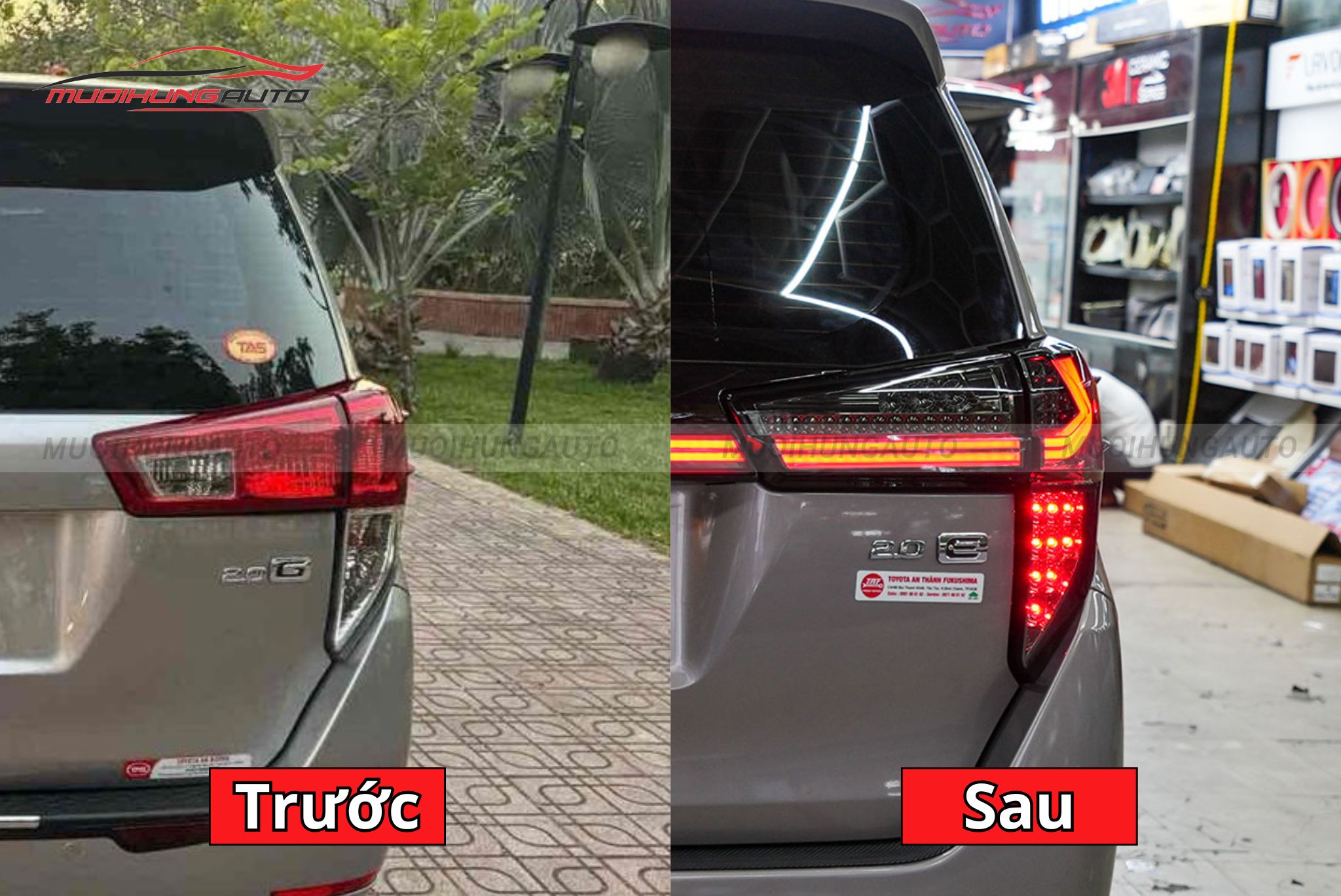 Đèn hậu nguyên cụm xe Toyota Innova 2017
