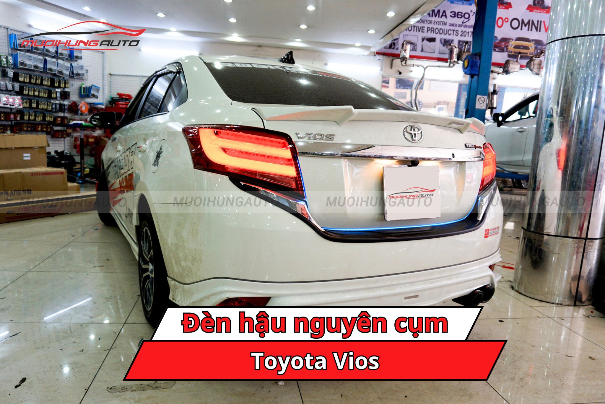 Đèn hậu nguyên cụm xe Toyota Vios