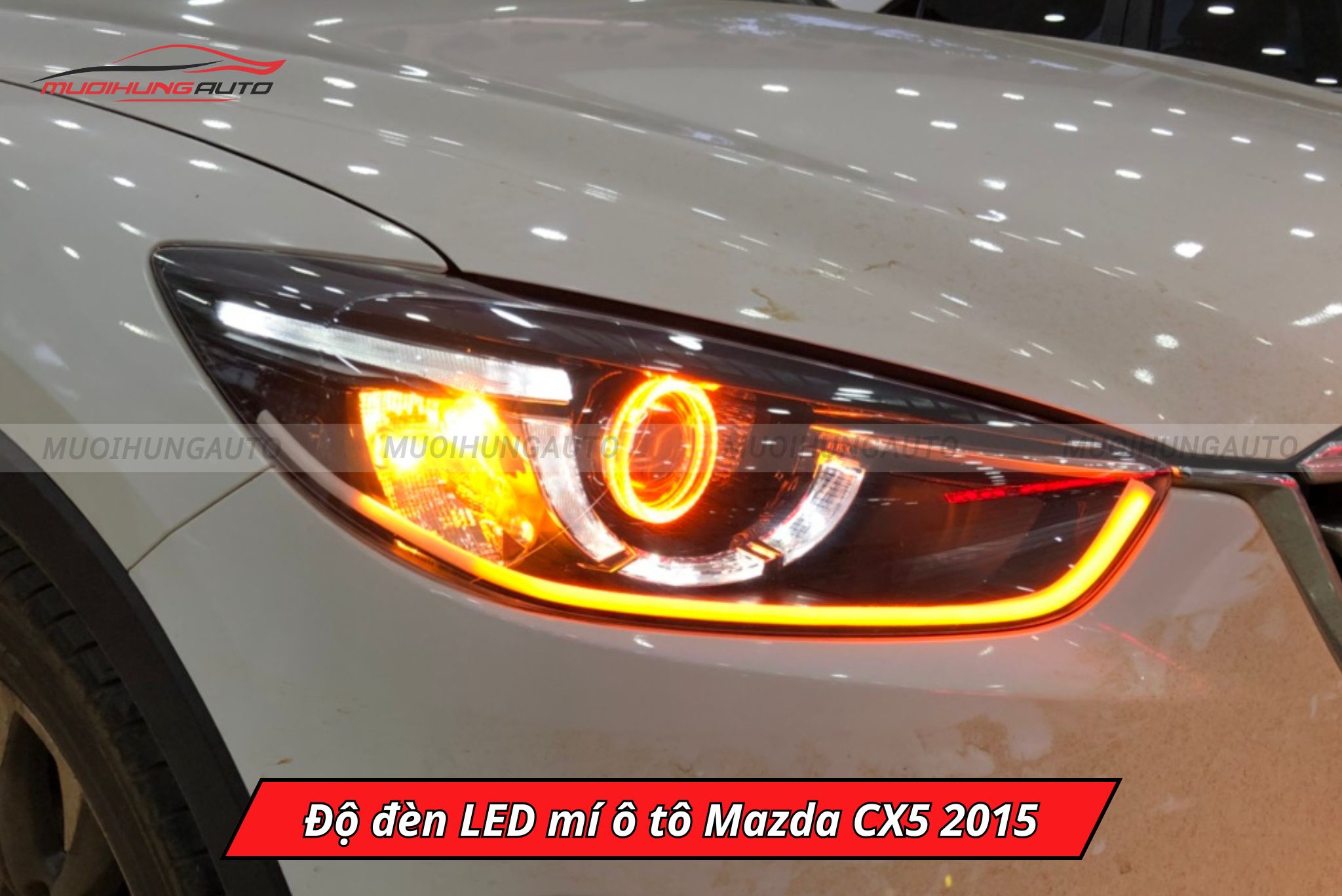 Đèn LED mí ô tô Mazda CX5 2015