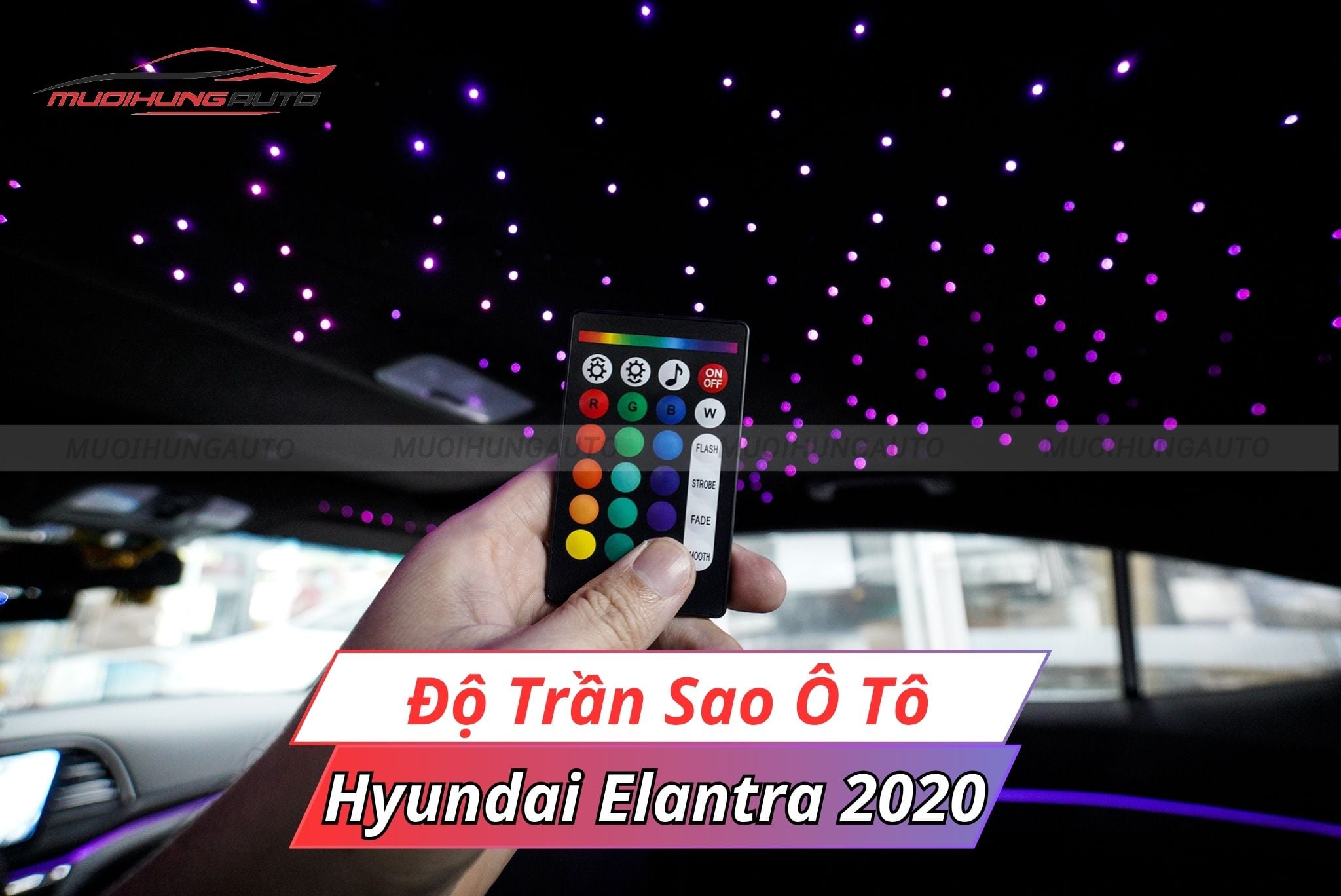 Đèn LED trần sao Hyundai Elantra 2020
