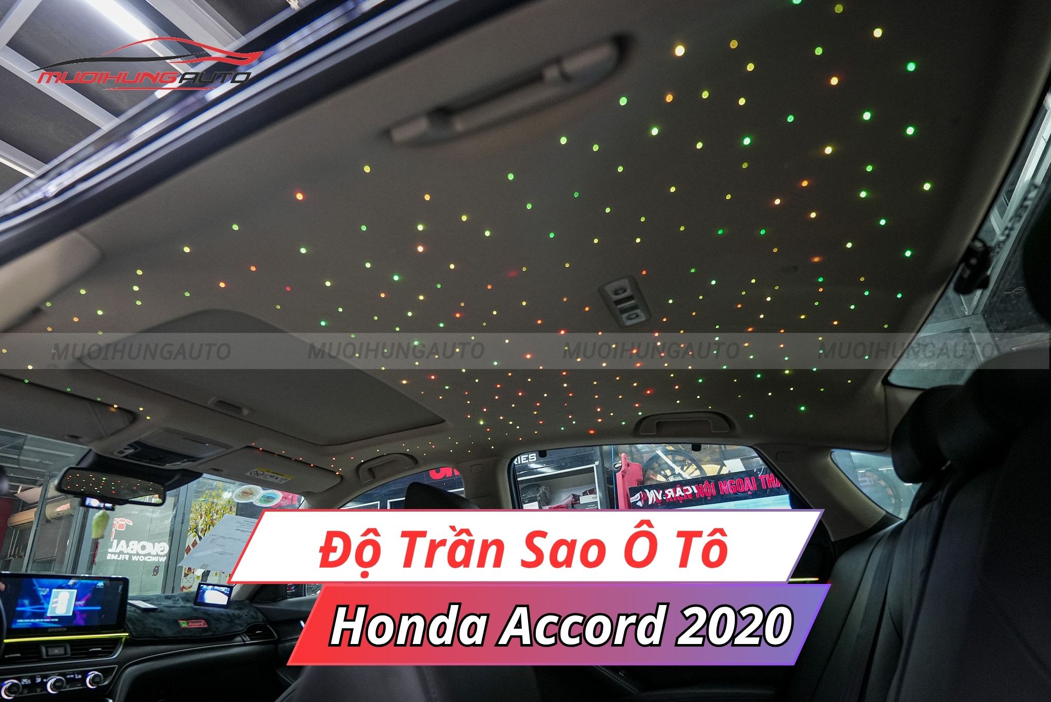 Đèn LED trần sao ô tô Honda Accord 2020