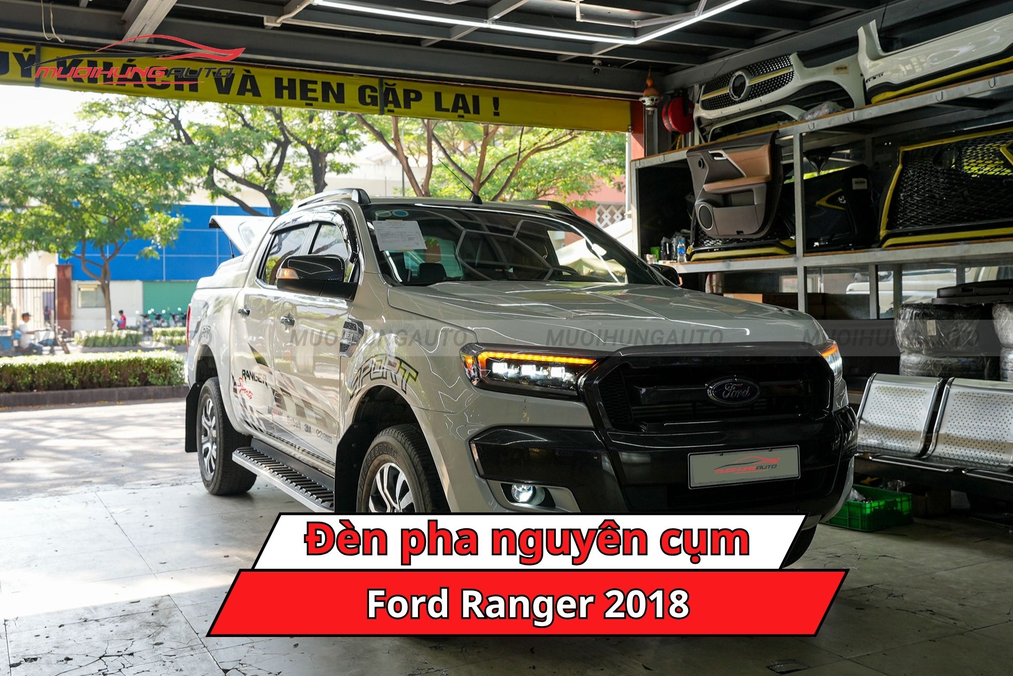 Đèn nguyên cụm Ford Ranger 2018