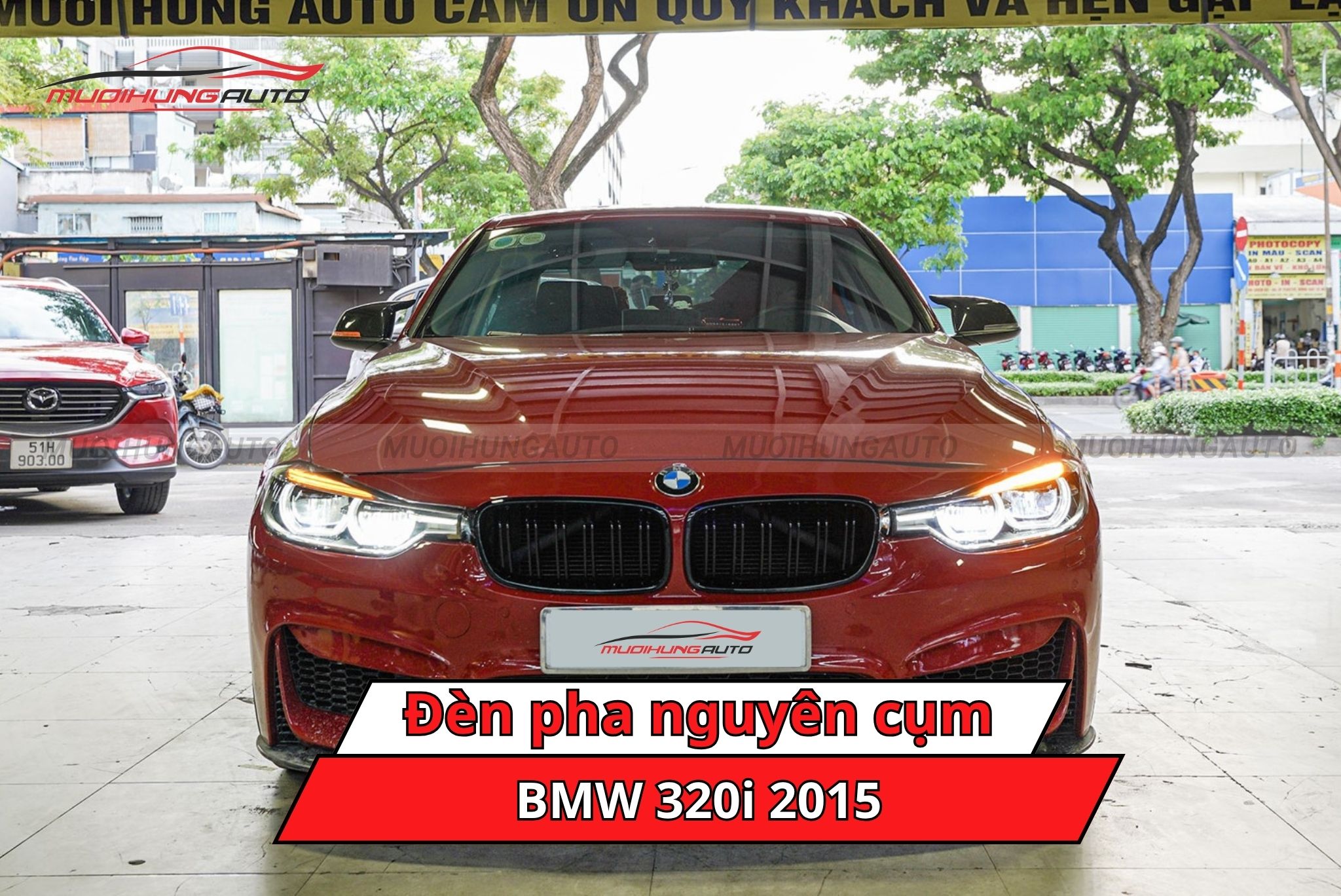 Đèn pha nguyên cụm BMW 320i 2015