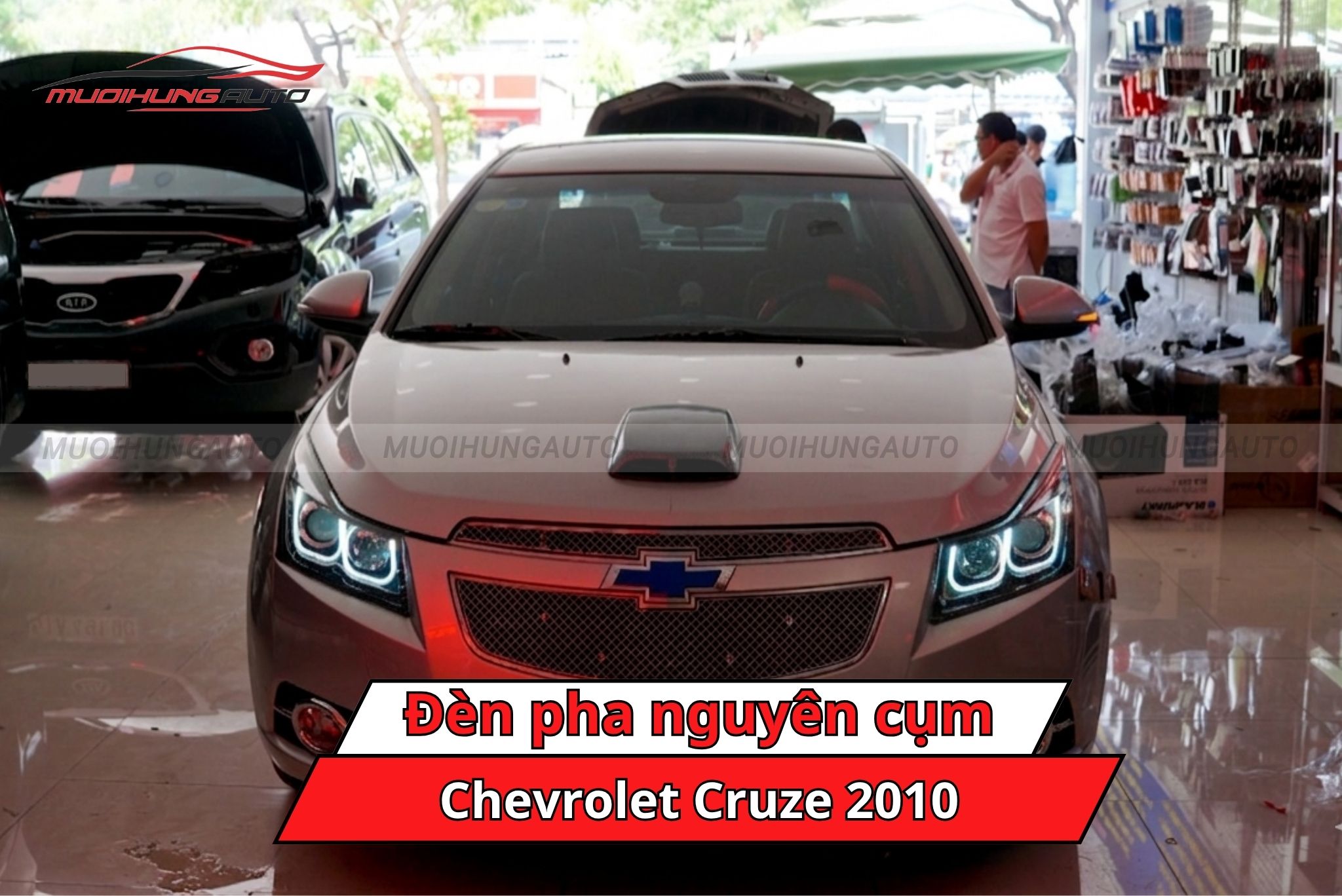 Đèn pha nguyên cụm Chevrolet Cruze 2010