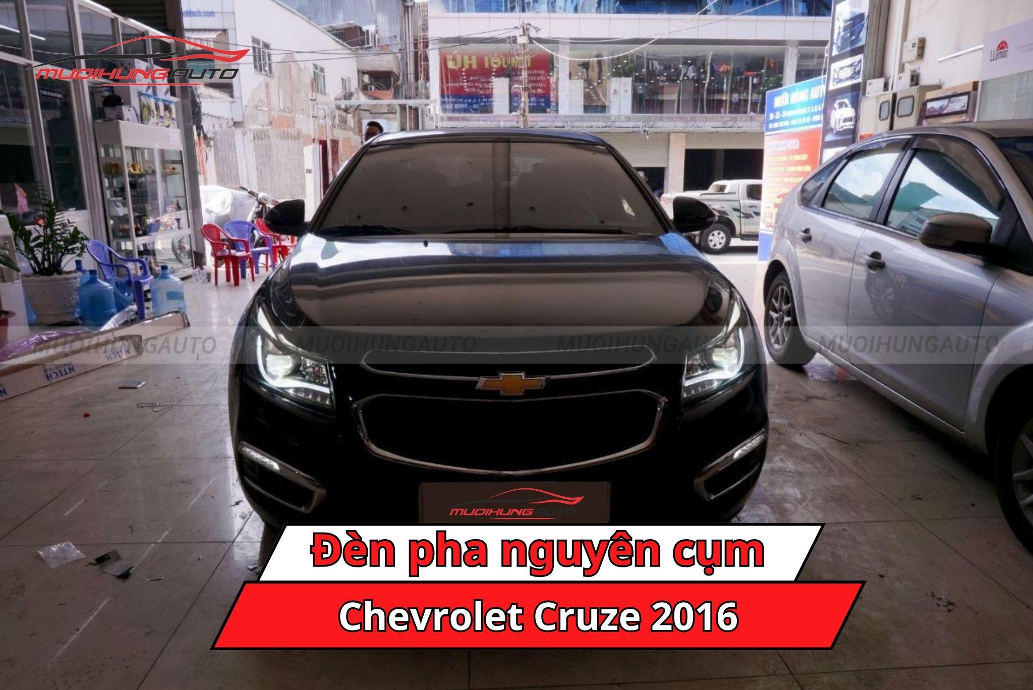 Đèn pha nguyên cụm Chevrolet Cruze 2016