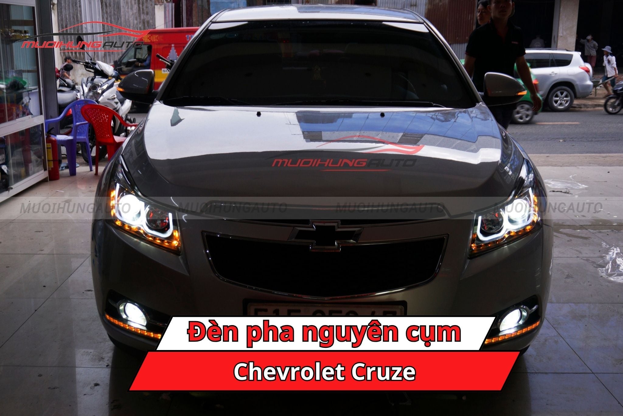 Đèn pha nguyên cụm Chevrolet Cruze