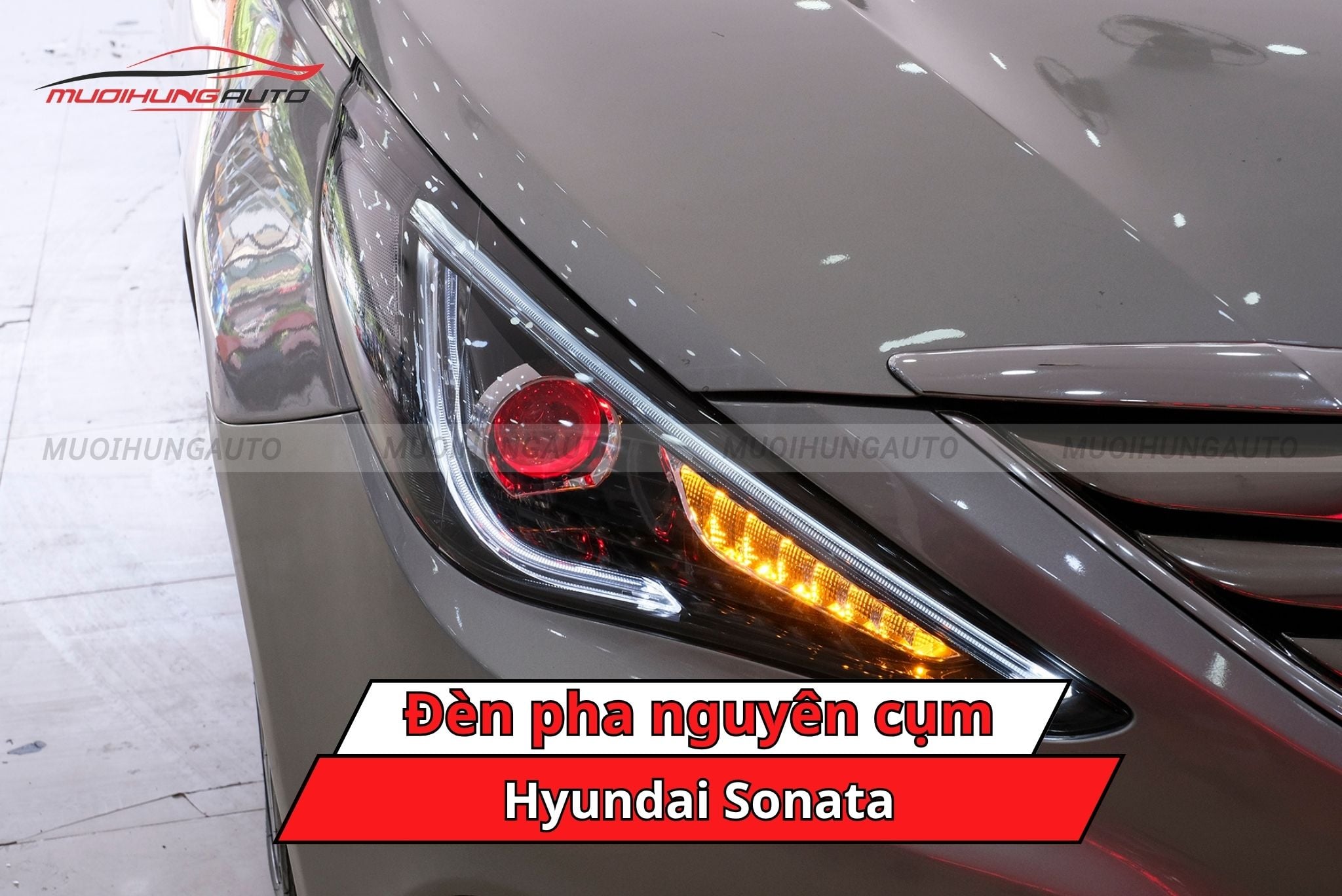 Đèn pha nguyên cụm cho Hyundai Sonata
