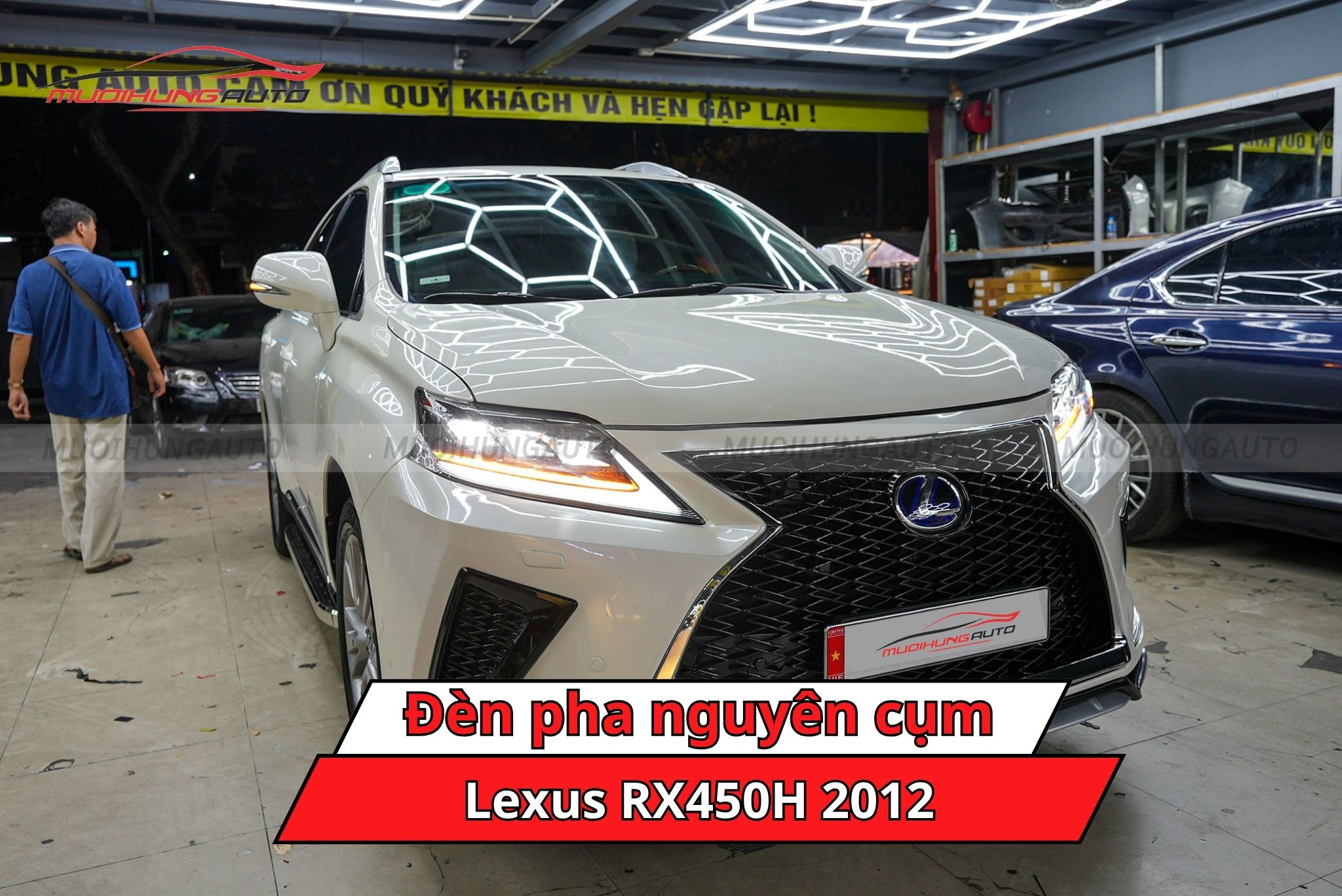 Đèn pha nguyên cụm cho Lexus RX450H 2012