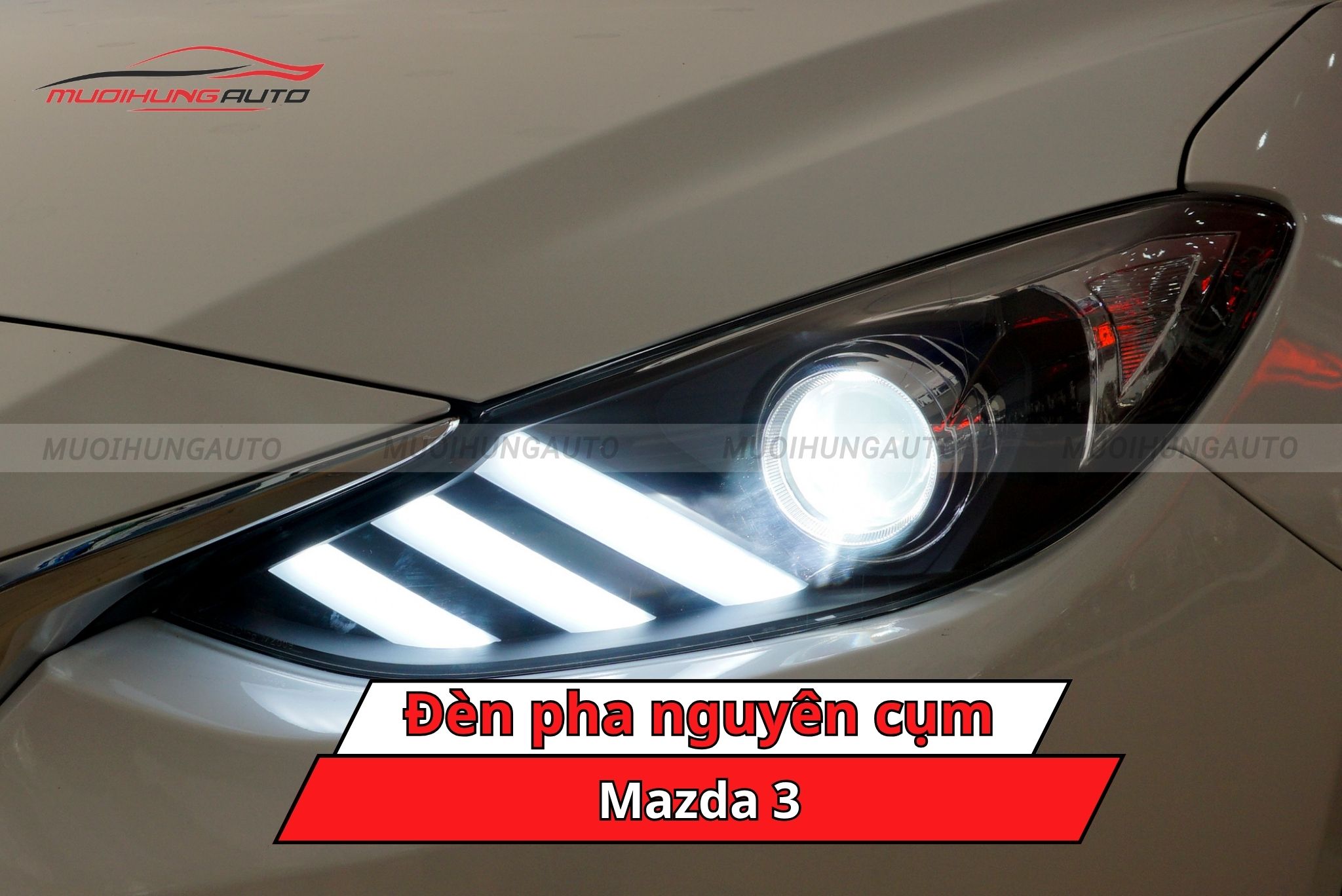 Đèn pha nguyên cụm cho Mazda 3
