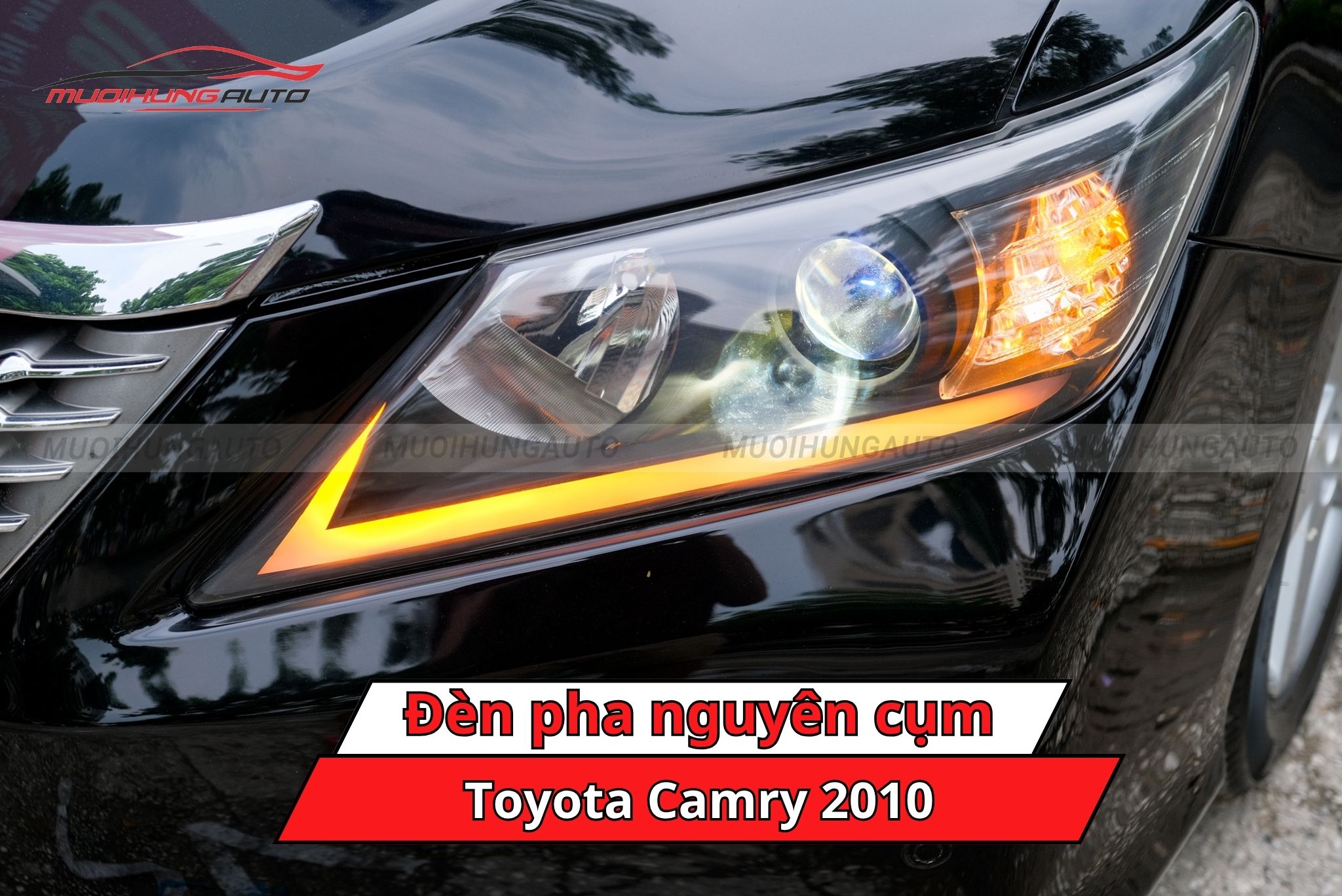 Đèn pha nguyên cụm cho ô tô Toyota Camry 2010
