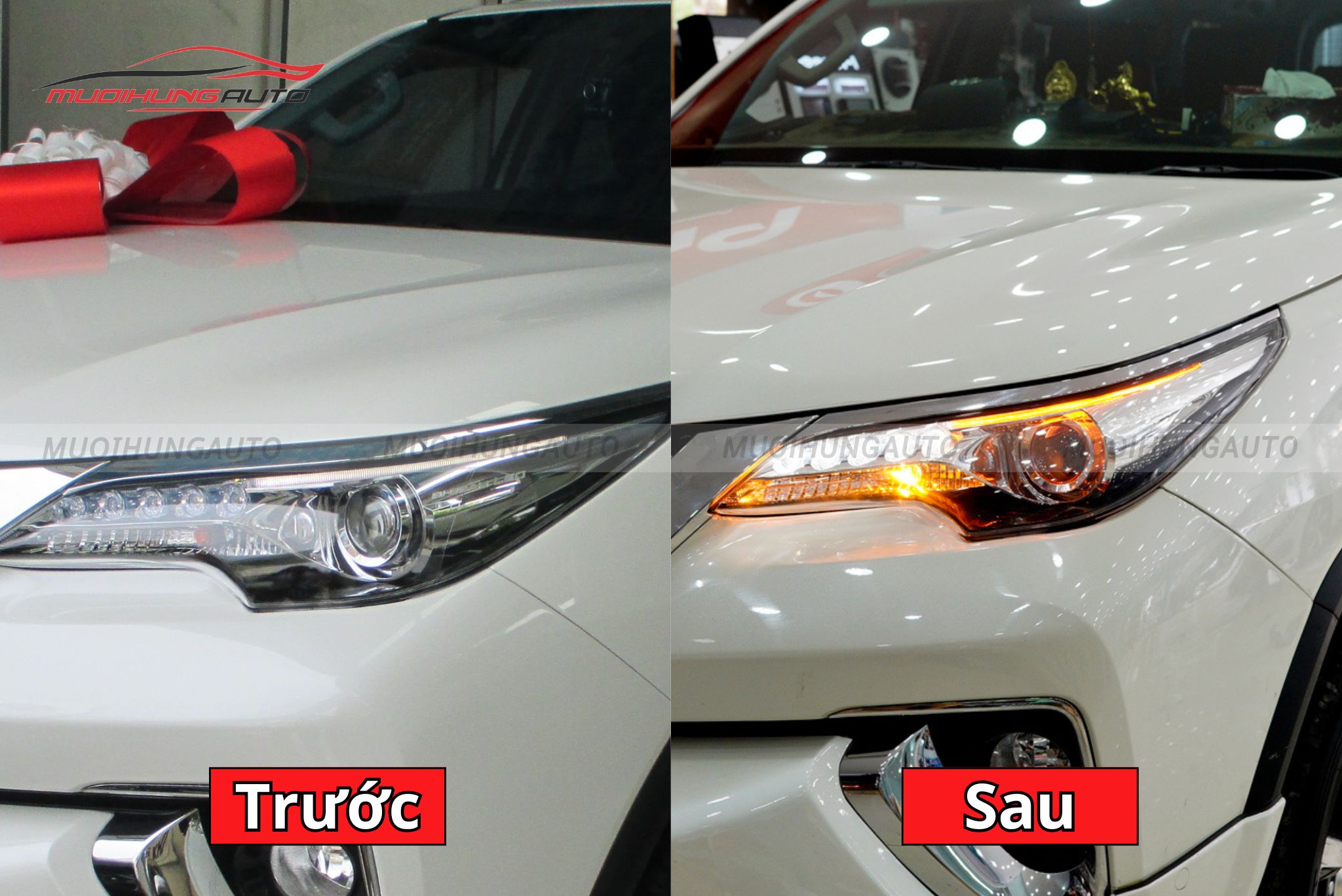 Đèn pha nguyên cụm cho ô tô Toyota Fortuner 2019-2020