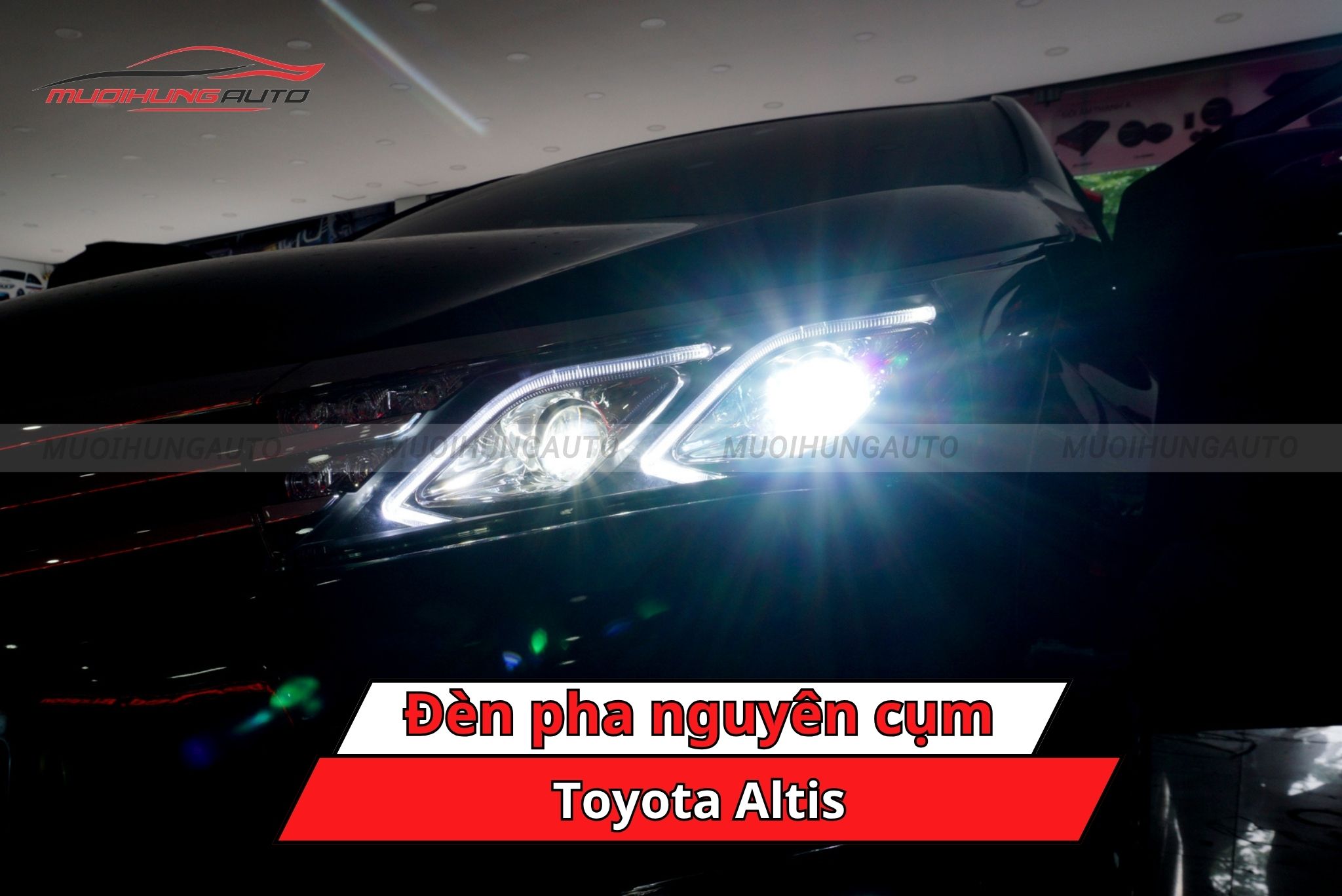 Đèn pha nguyên cụm Toyota Altis