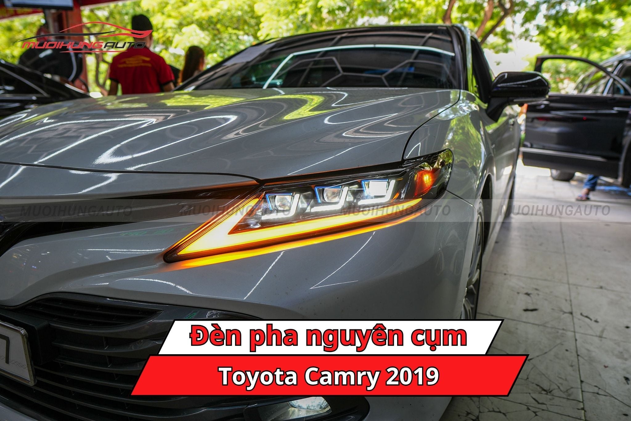 Đèn pha nguyên cụm cho Toyota Camry 2019