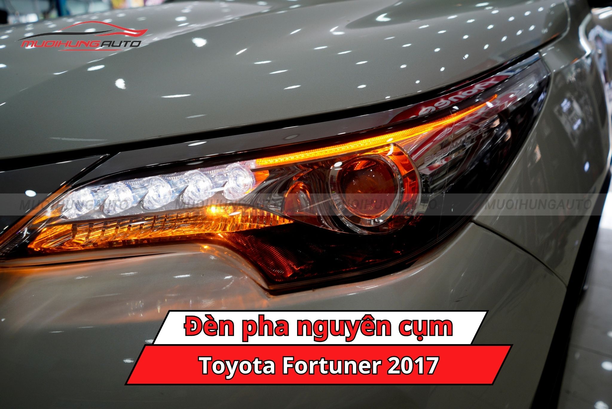 Đèn pha nguyên cụm cho Toyota Fortuner 2017