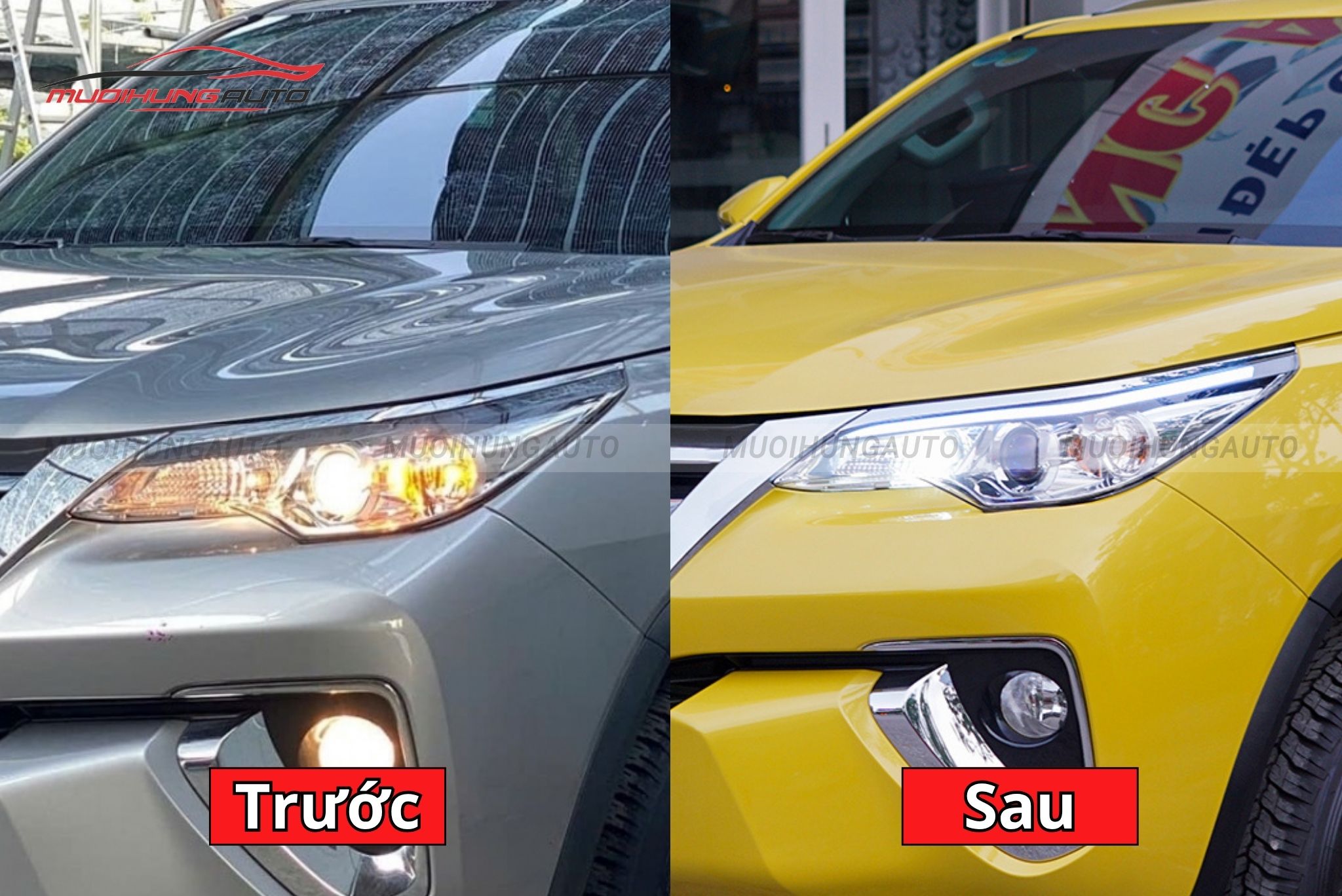 Đèn pha nguyên cụm cho Toyota Fortuner 2018