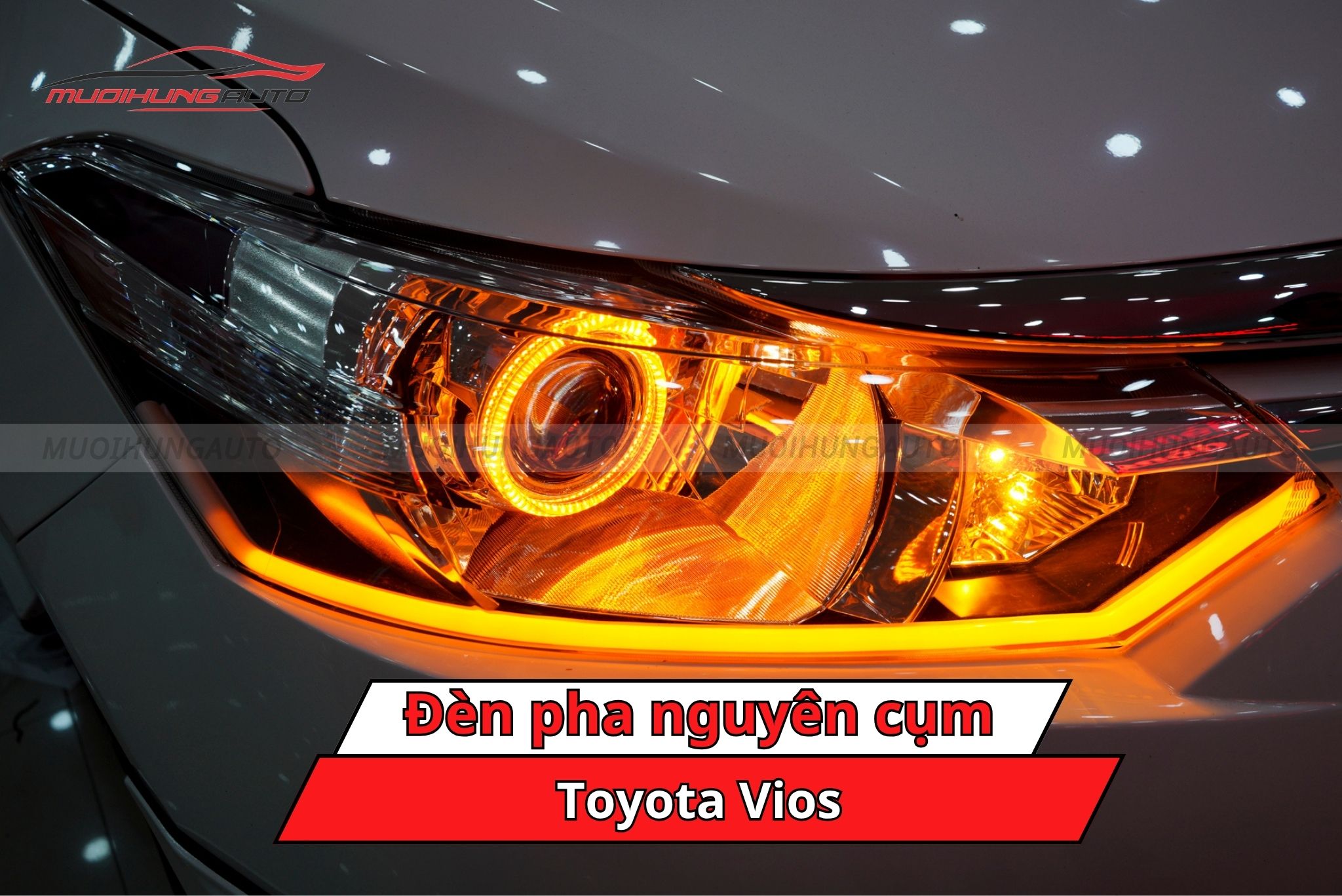 Đèn pha nguyên cụm cho Toyota Vios