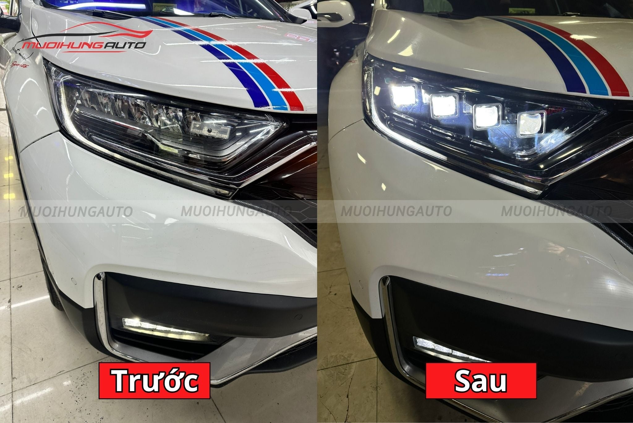Đèn pha nguyên cụm cho xe Honda CRV 2021
