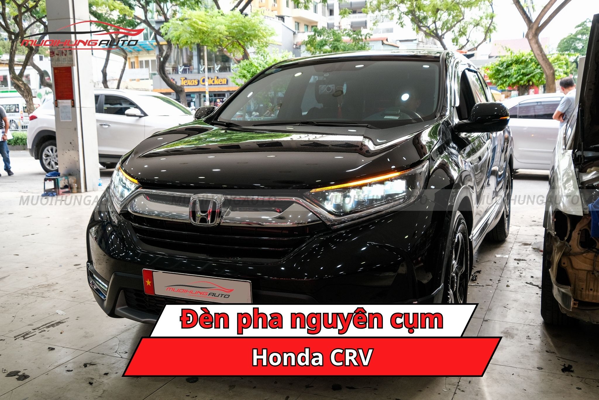 Đèn pha nguyên cụm cho xe Honda CRV