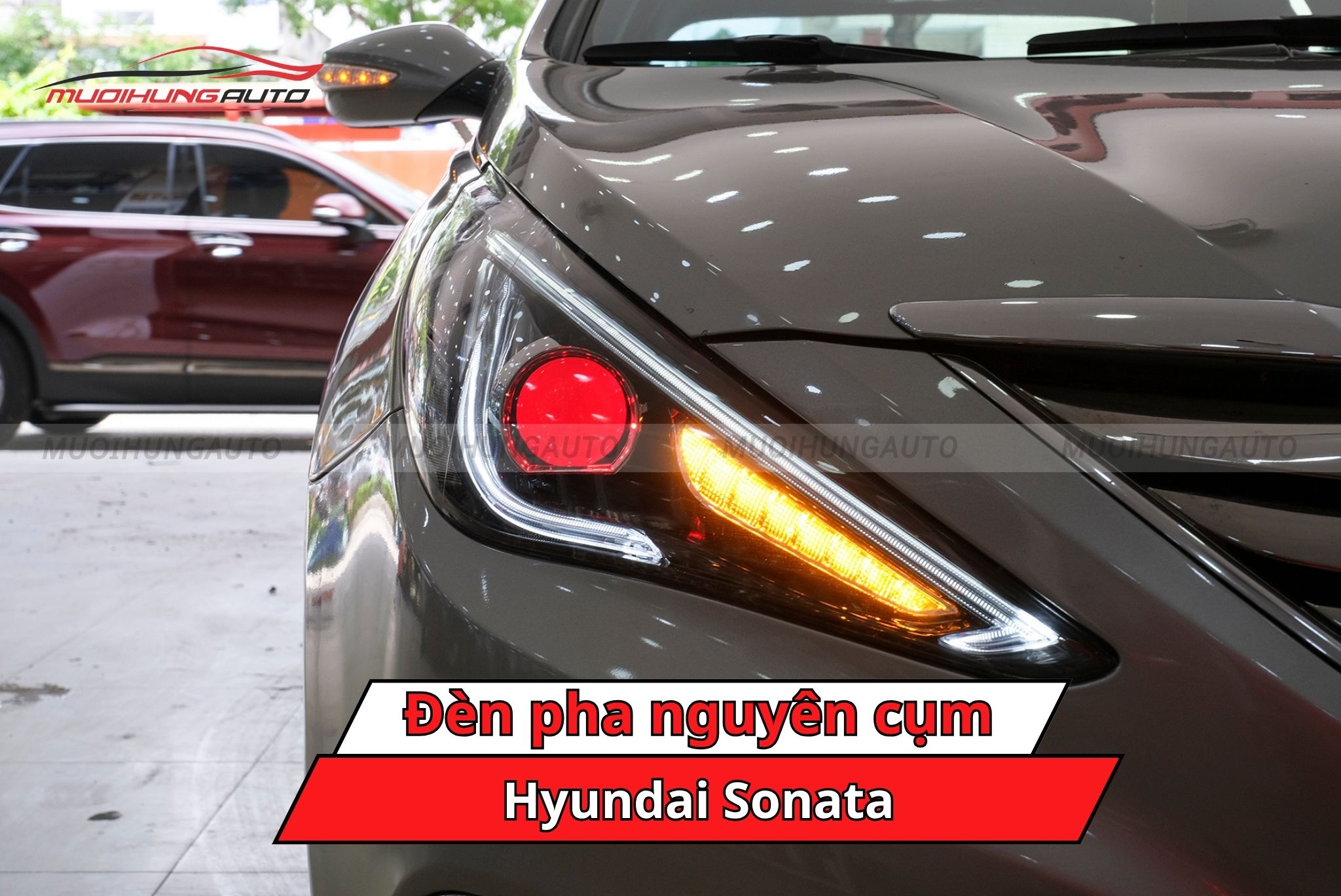 Đèn pha nguyên cụm cho xe Hyundai Sonata