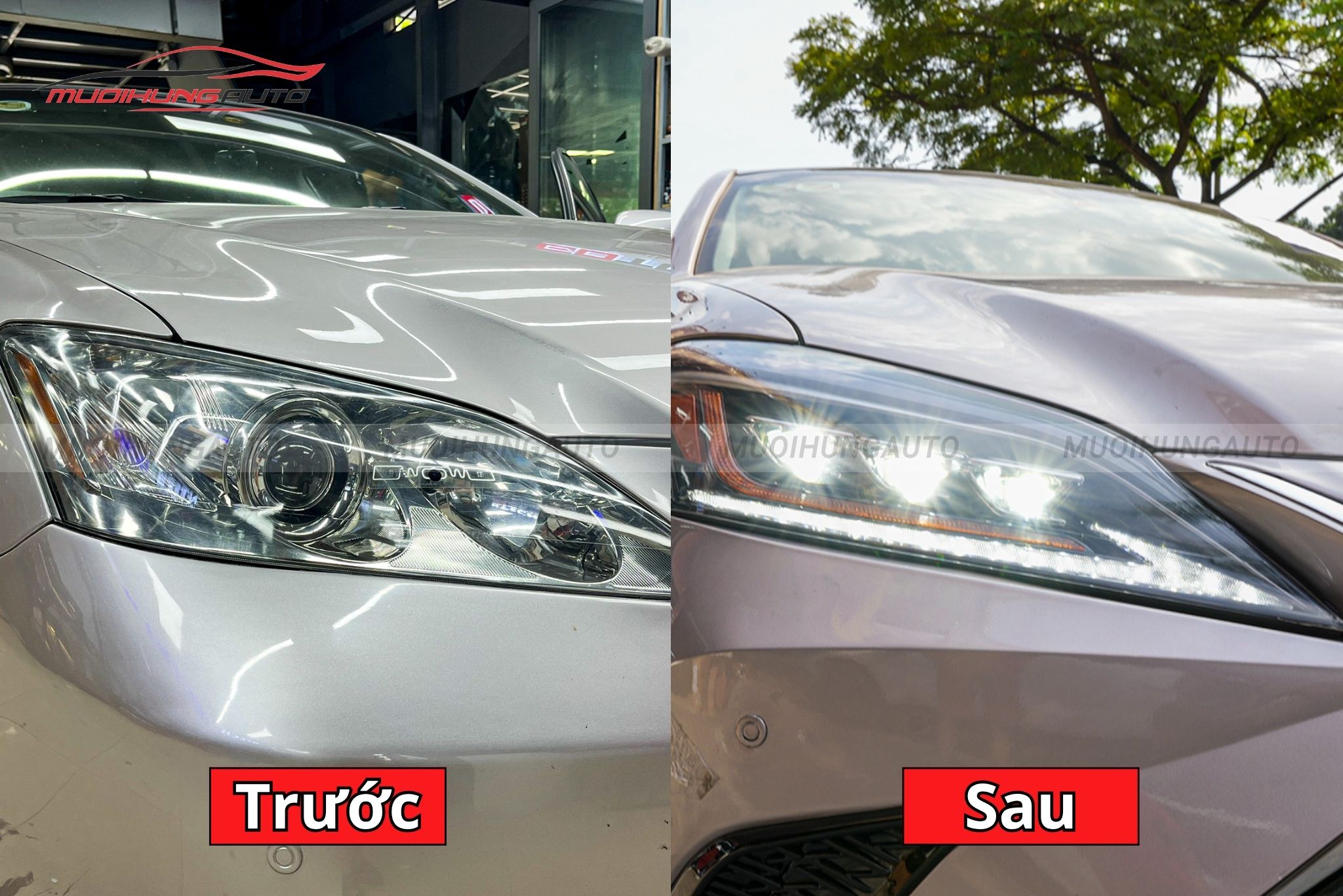 Đèn pha nguyên cụm cho xe Lexus ES350 2009