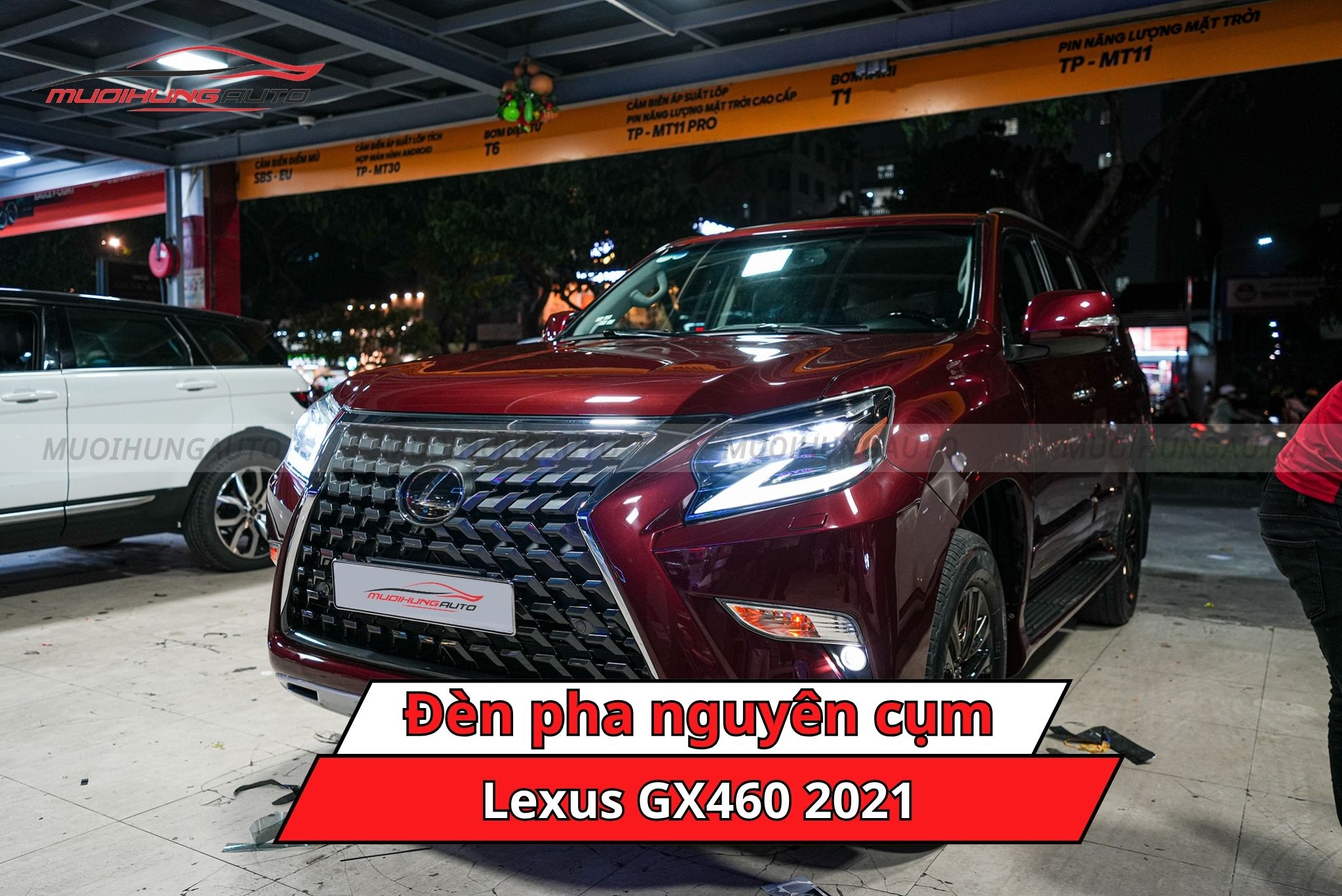 Đèn pha nguyên cụm cho xe Lexus GX460 2021