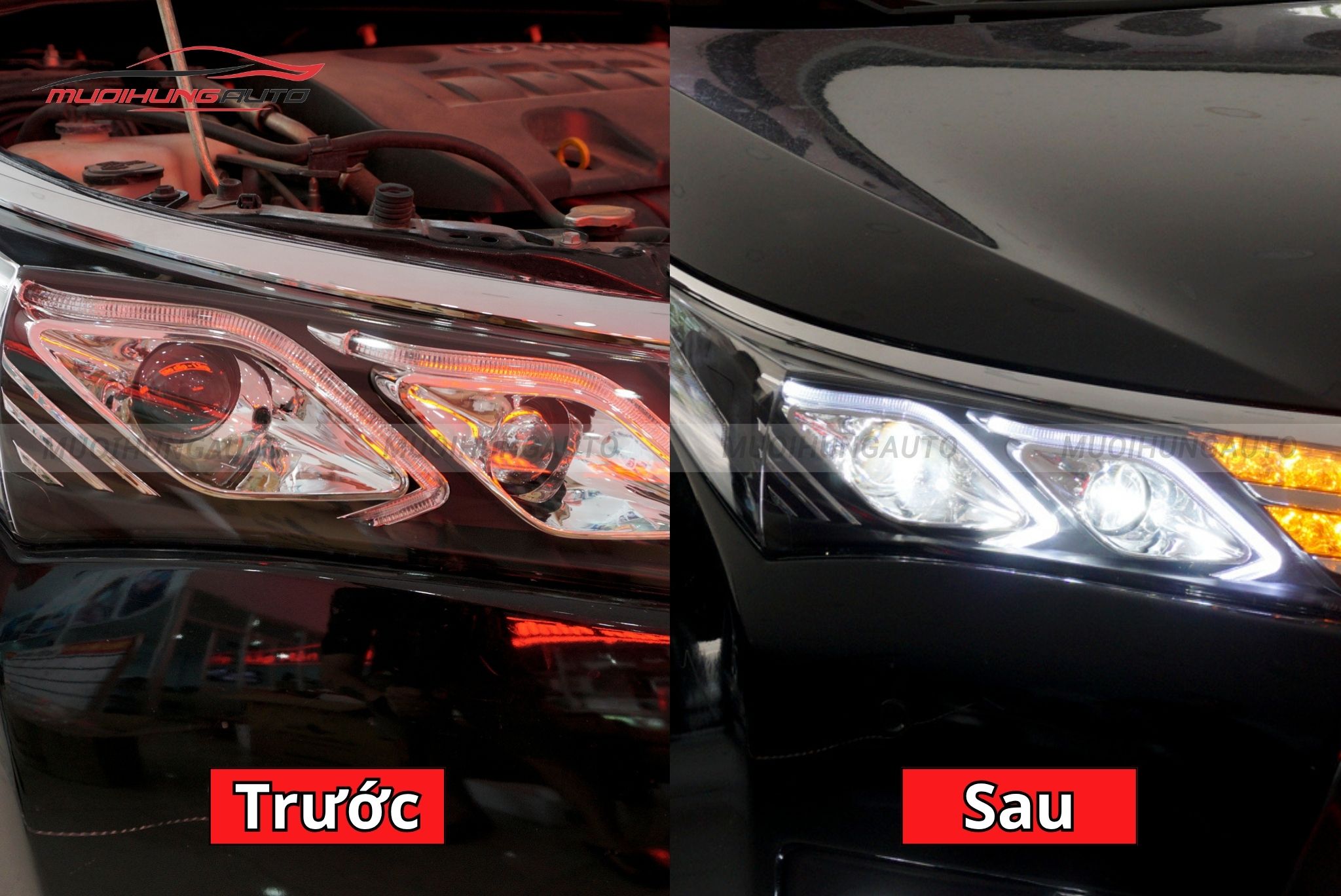 Đèn pha nguyên cụm cho xe Toyota Altis