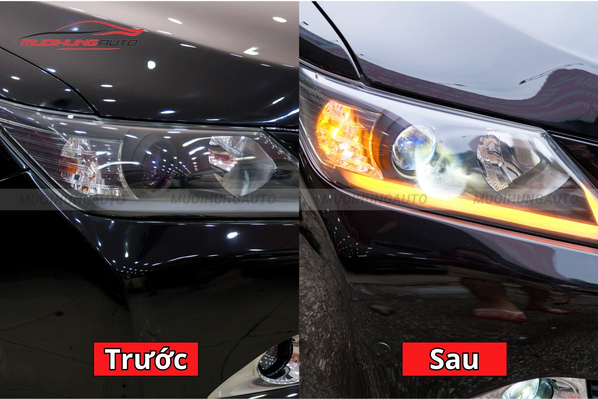 Đèn pha nguyên cụm cho xe Toyota Camry 2010