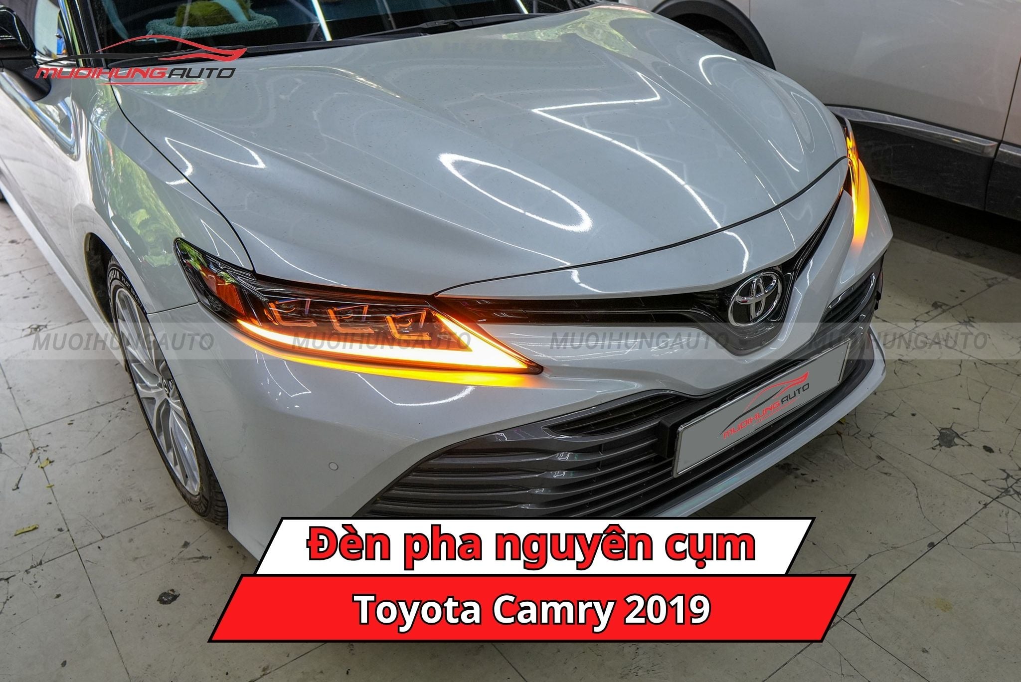 Đèn pha nguyên cụm cho xe Toyota Camry 2019