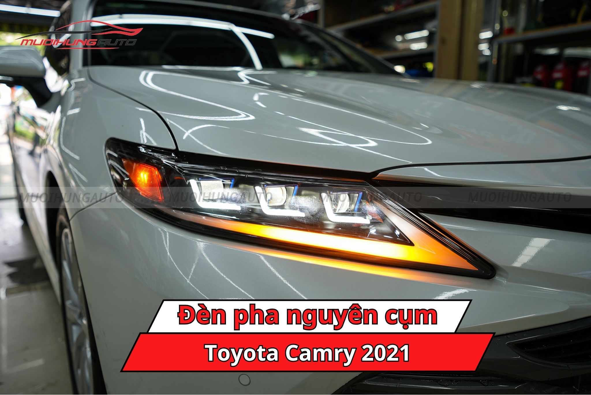 Đèn pha nguyên cụm cho xe Toyota Camry 2021