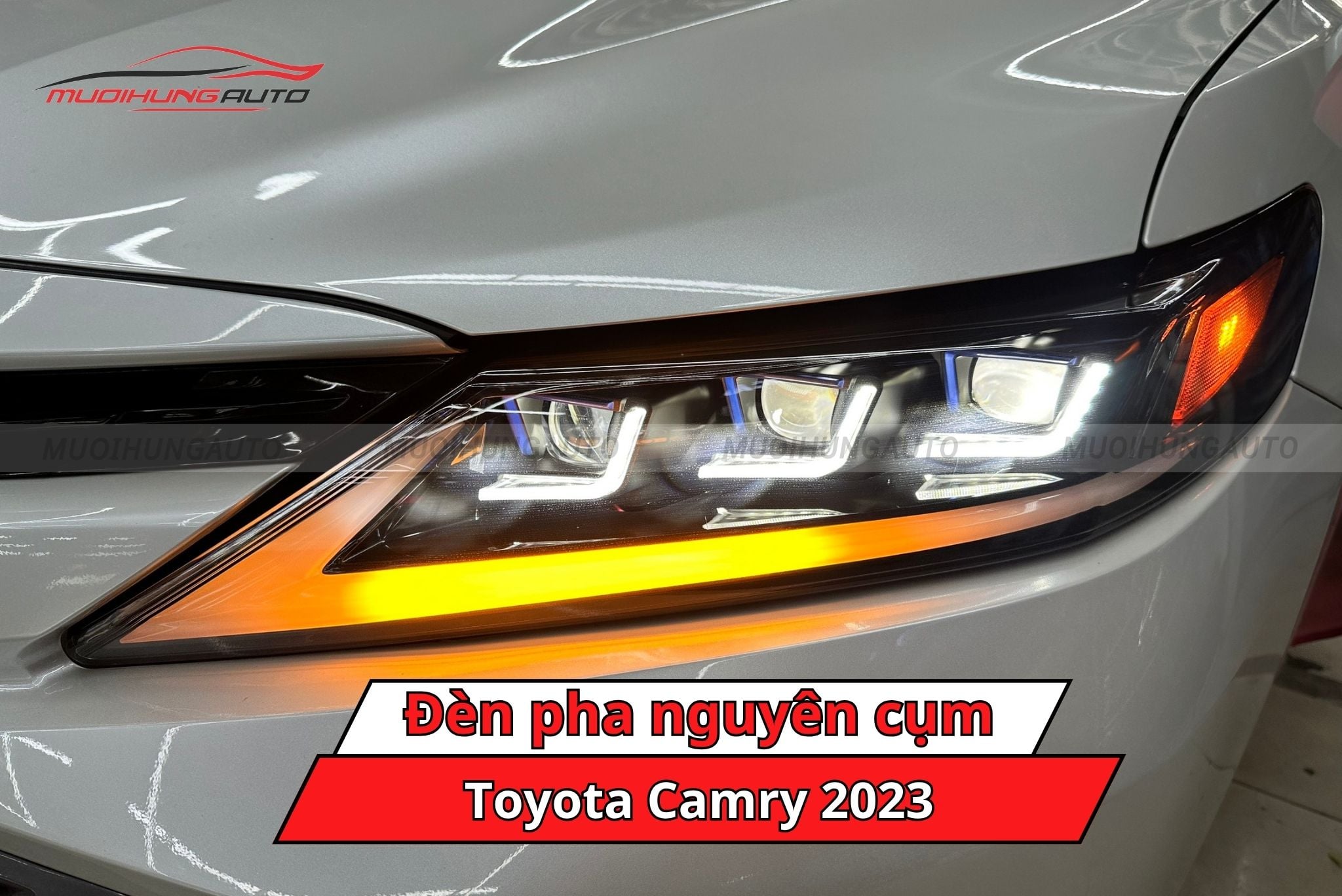 Đèn pha nguyên cụm cho xe Toyota Camry 2023