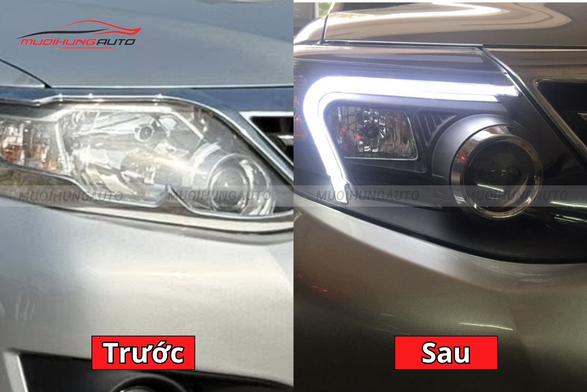 Đèn pha nguyên cụm cho xe Toyota Fortuner 2016