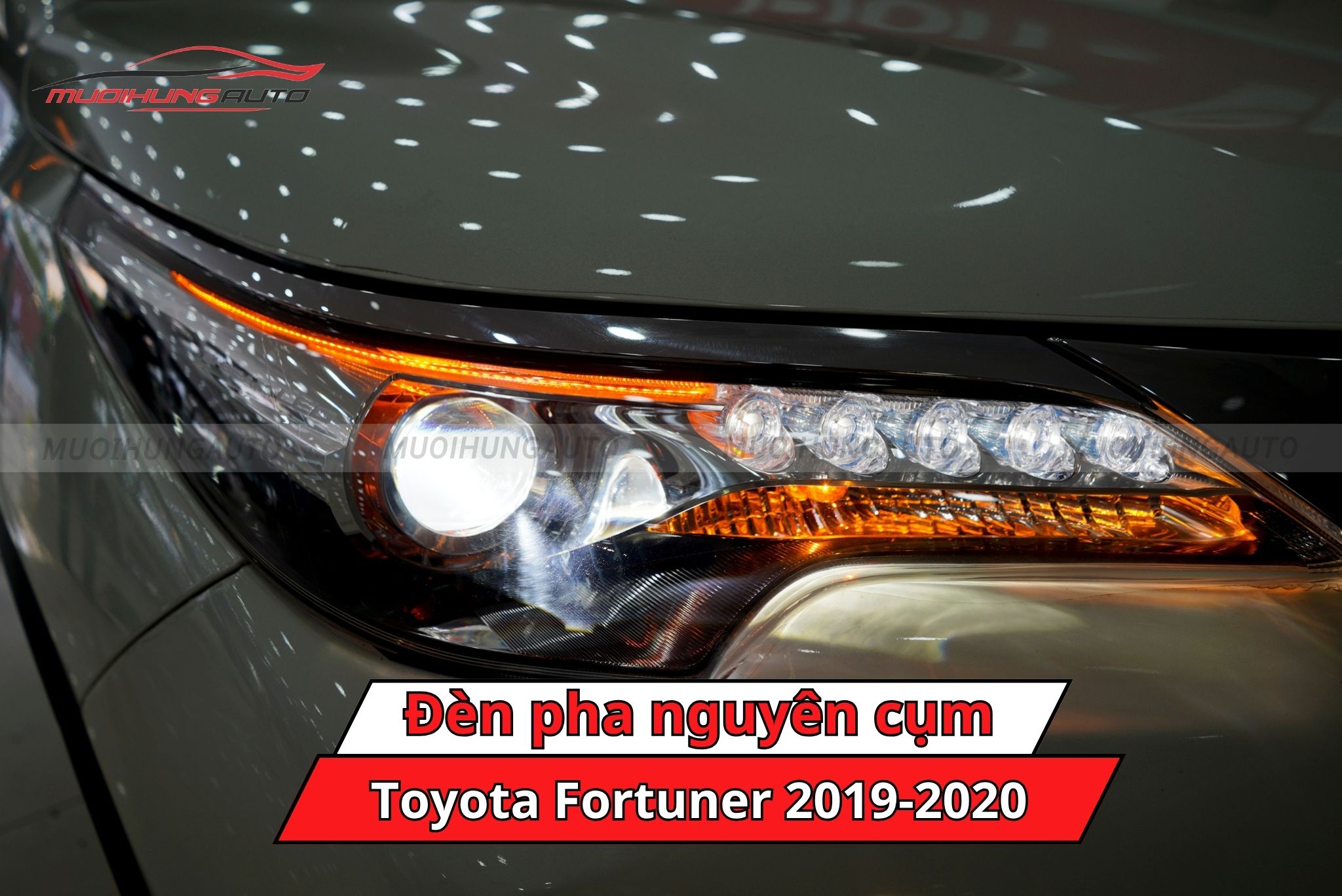 Đèn pha nguyên cụm cho xe Toyota Fortuner 2019-2020