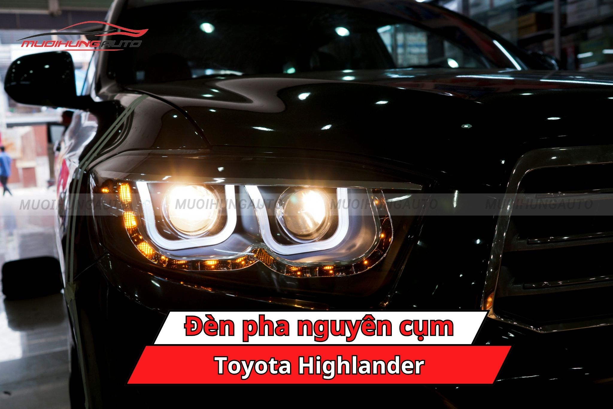 Đèn pha nguyên cụm cho xe Toyota Highlander