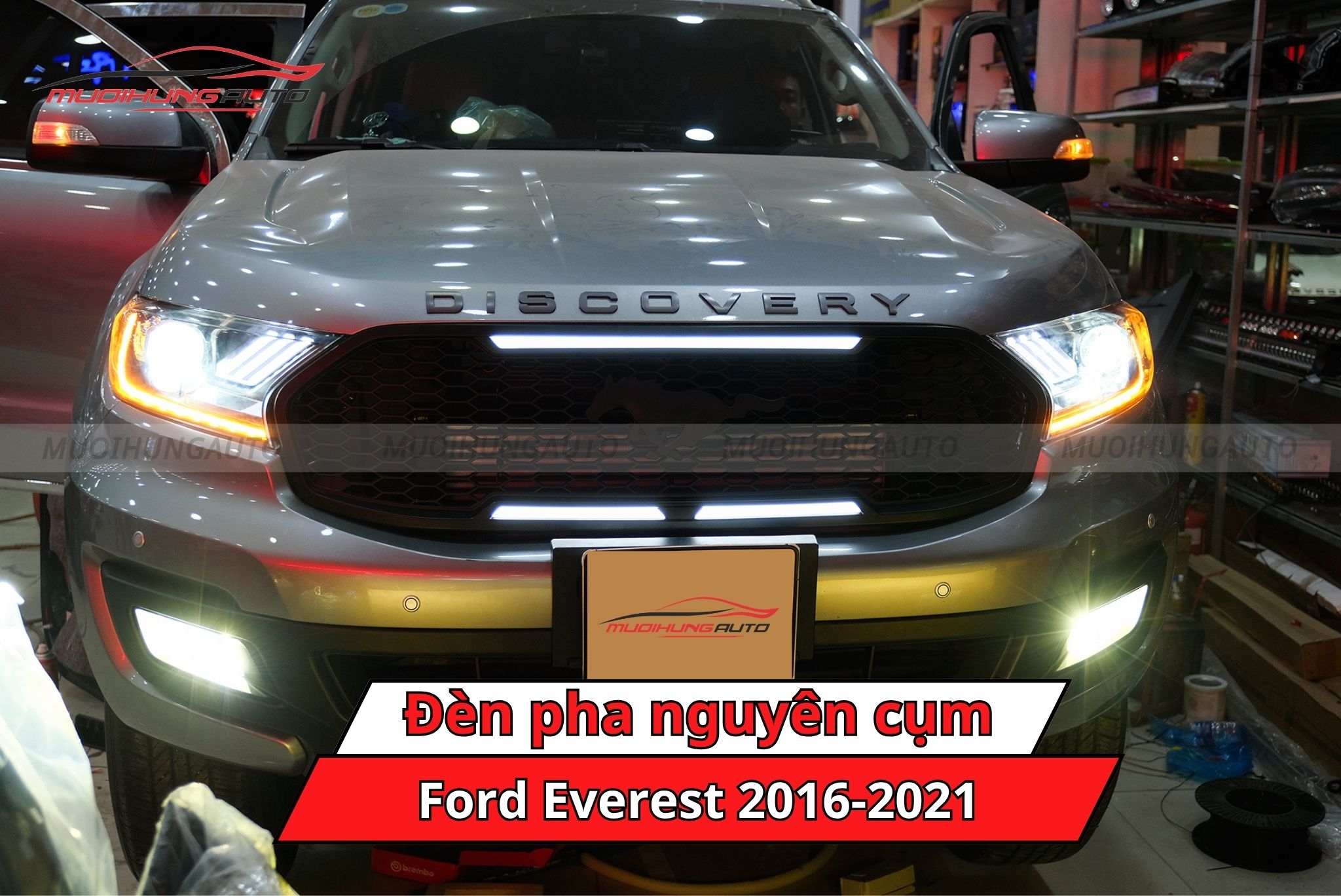 Đèn pha nguyên cụm Ford Everest 2016-2021