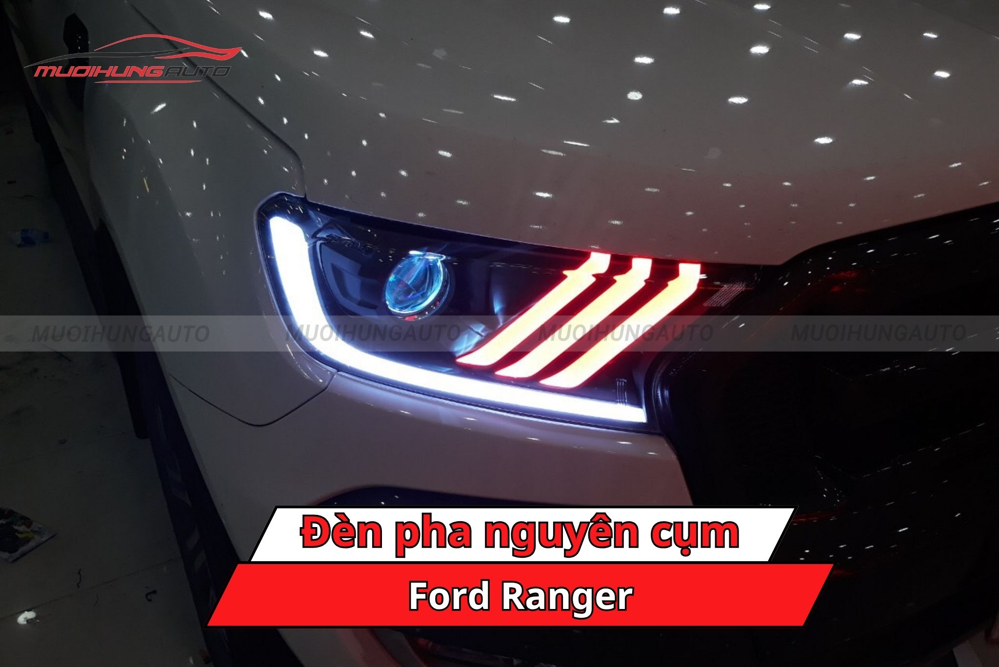 Đèn pha nguyên cụm Ford Ranger