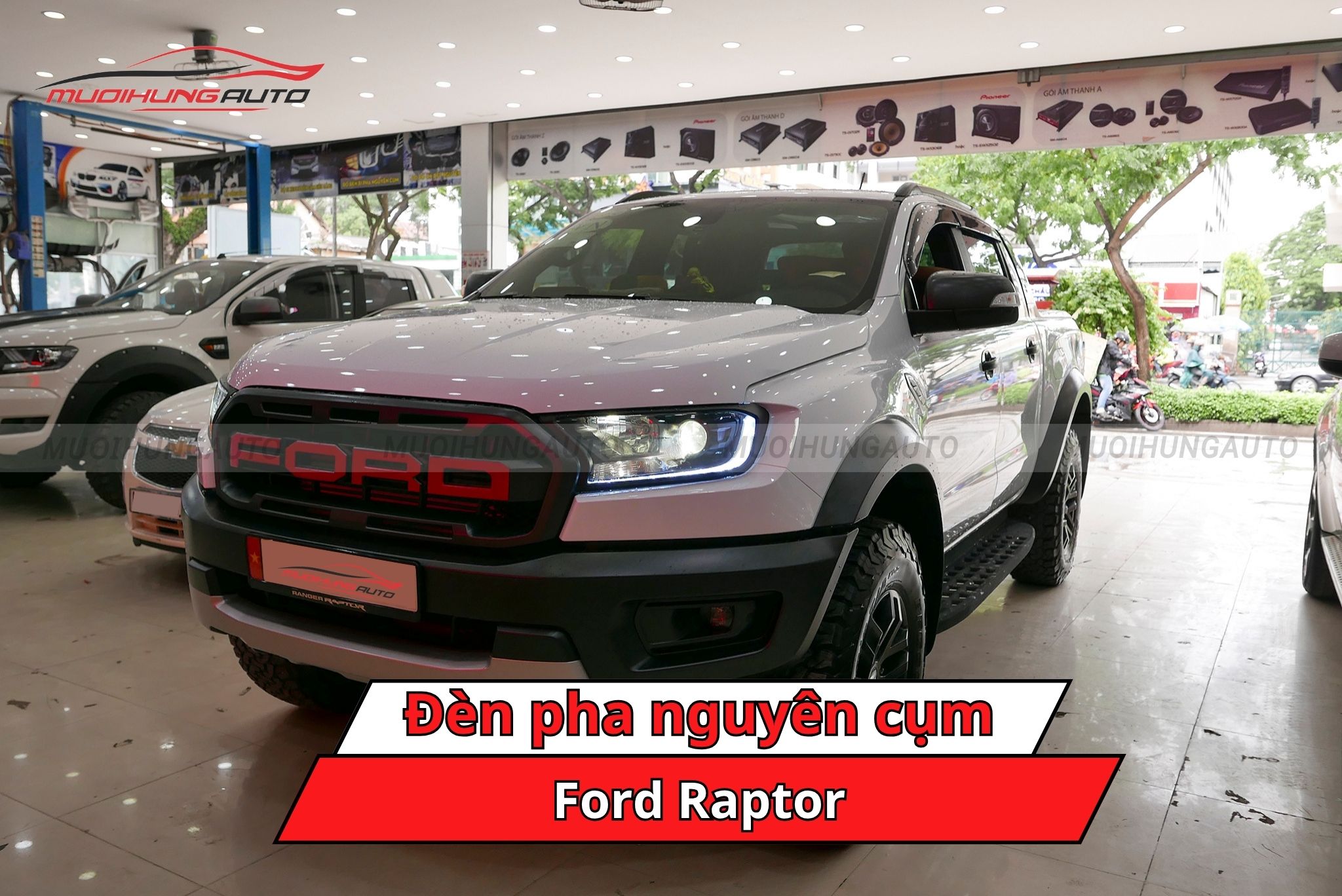 Đèn pha nguyên cụm Ford Raptor