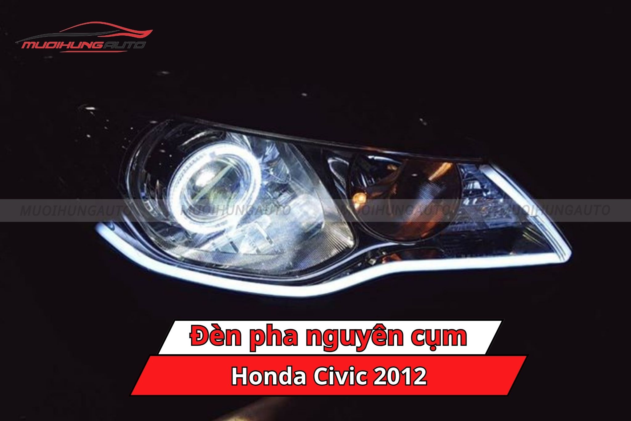 Đèn pha nguyên cụm Honda Civic 2012