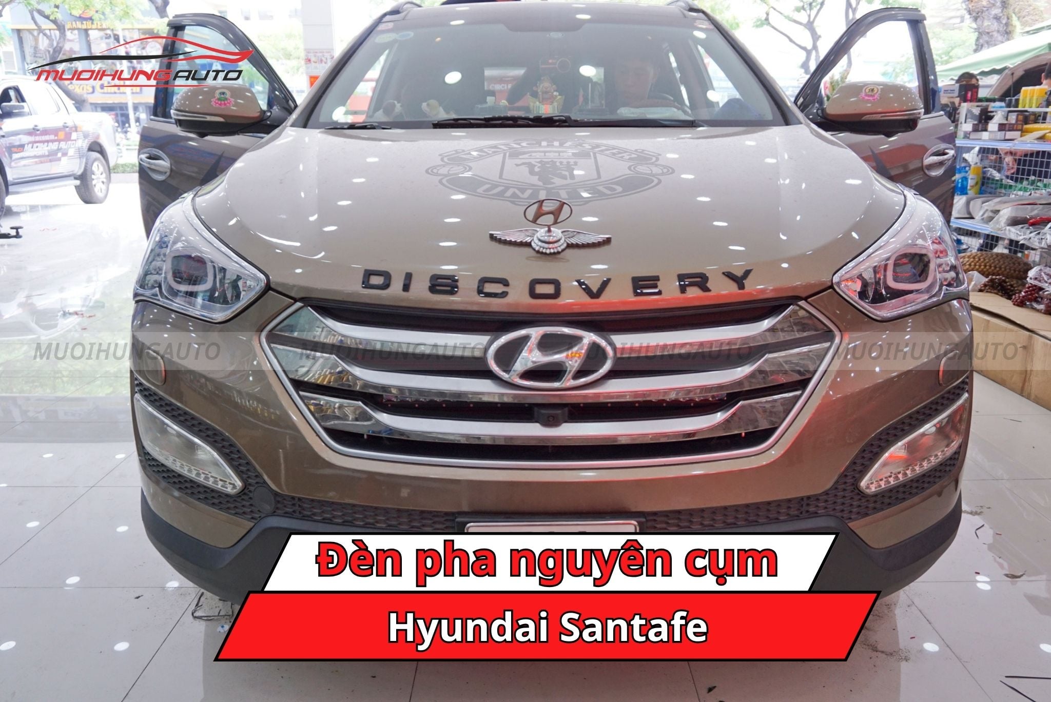 Đèn pha nguyên cụm Hyundai Santafe