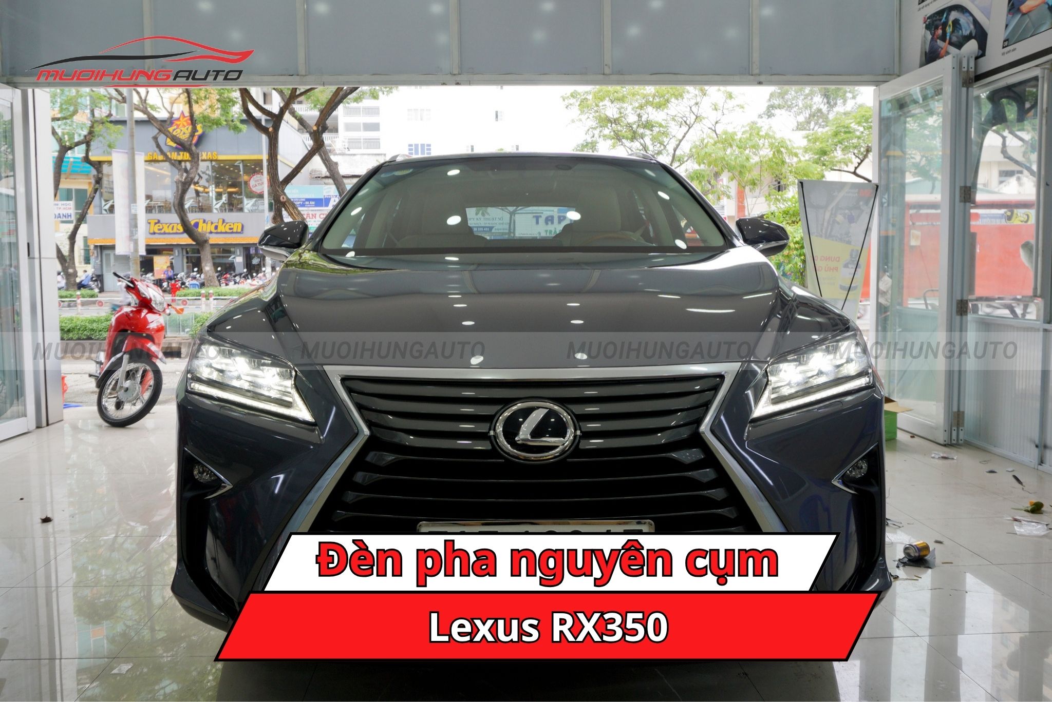 Đèn pha nguyên cụm Lexus RX350